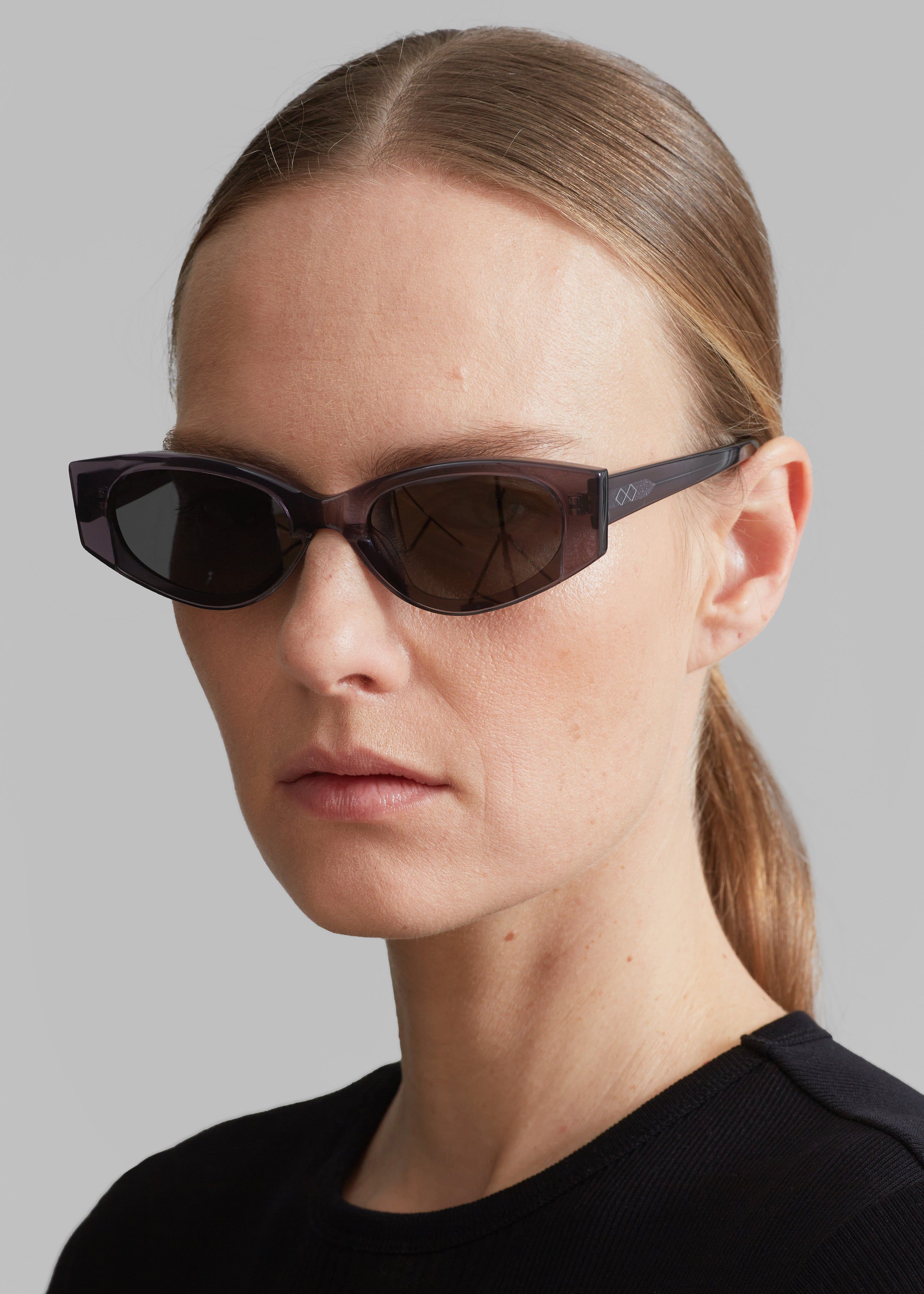 Karen Wazen Dixy Sunglasses - Smoky Grey sold by Frankie Shop product image thumbnail 2