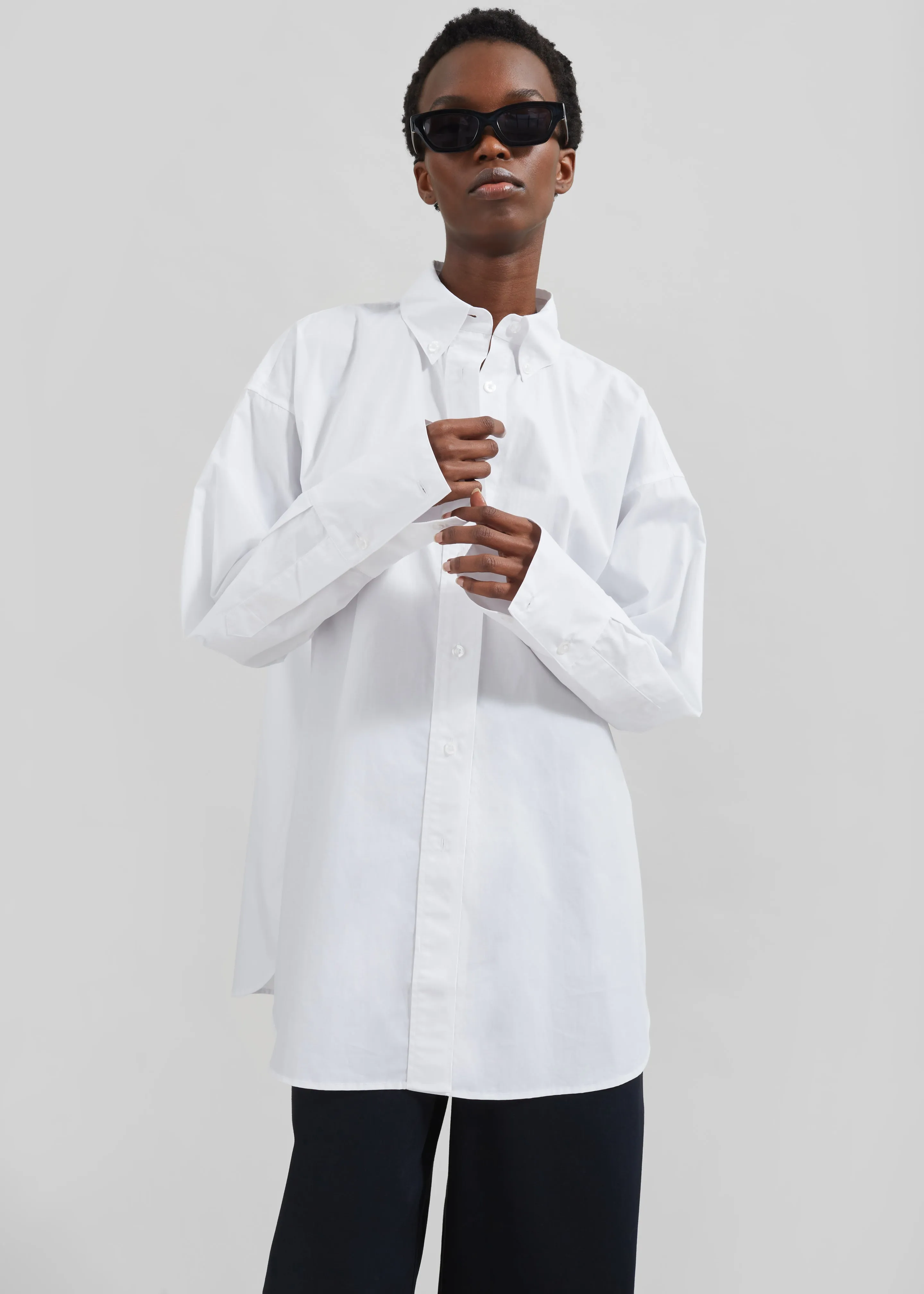 Remain Oversized Shirt - Bright White sold by Frankie Shop product image thumbnail 5