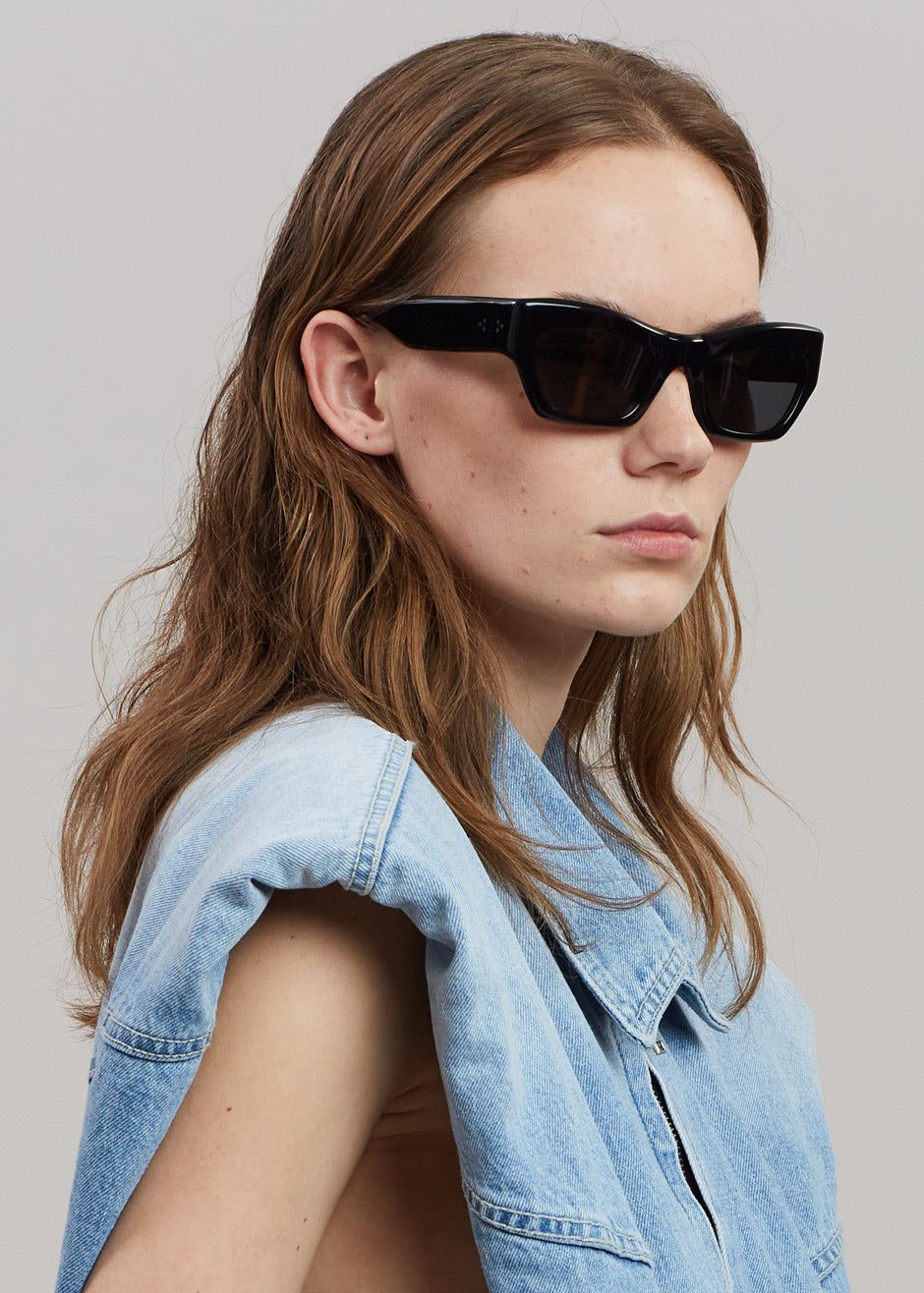 Port Tanger Ayreen Sunglasses - Black | Parallel