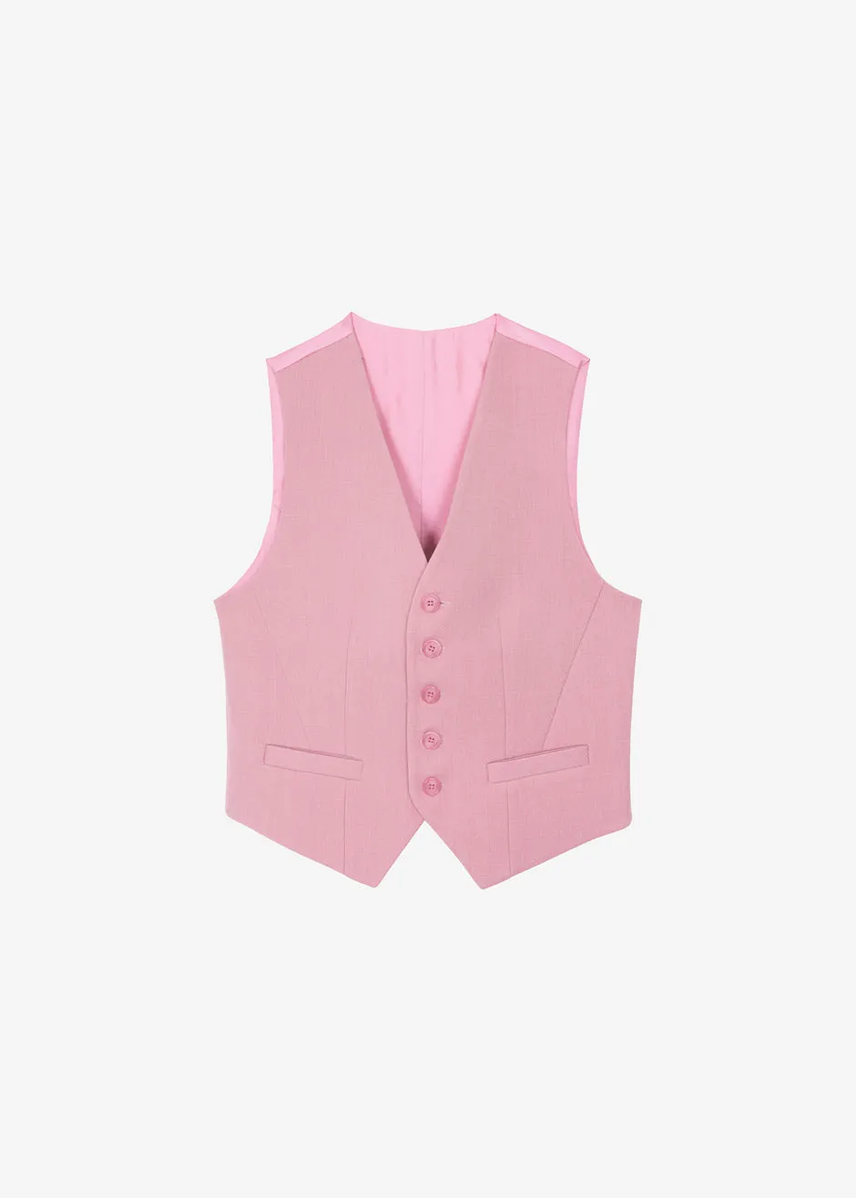 Gelso Waistcoat - Rose sold by Frankie Shop product image thumbnail 5