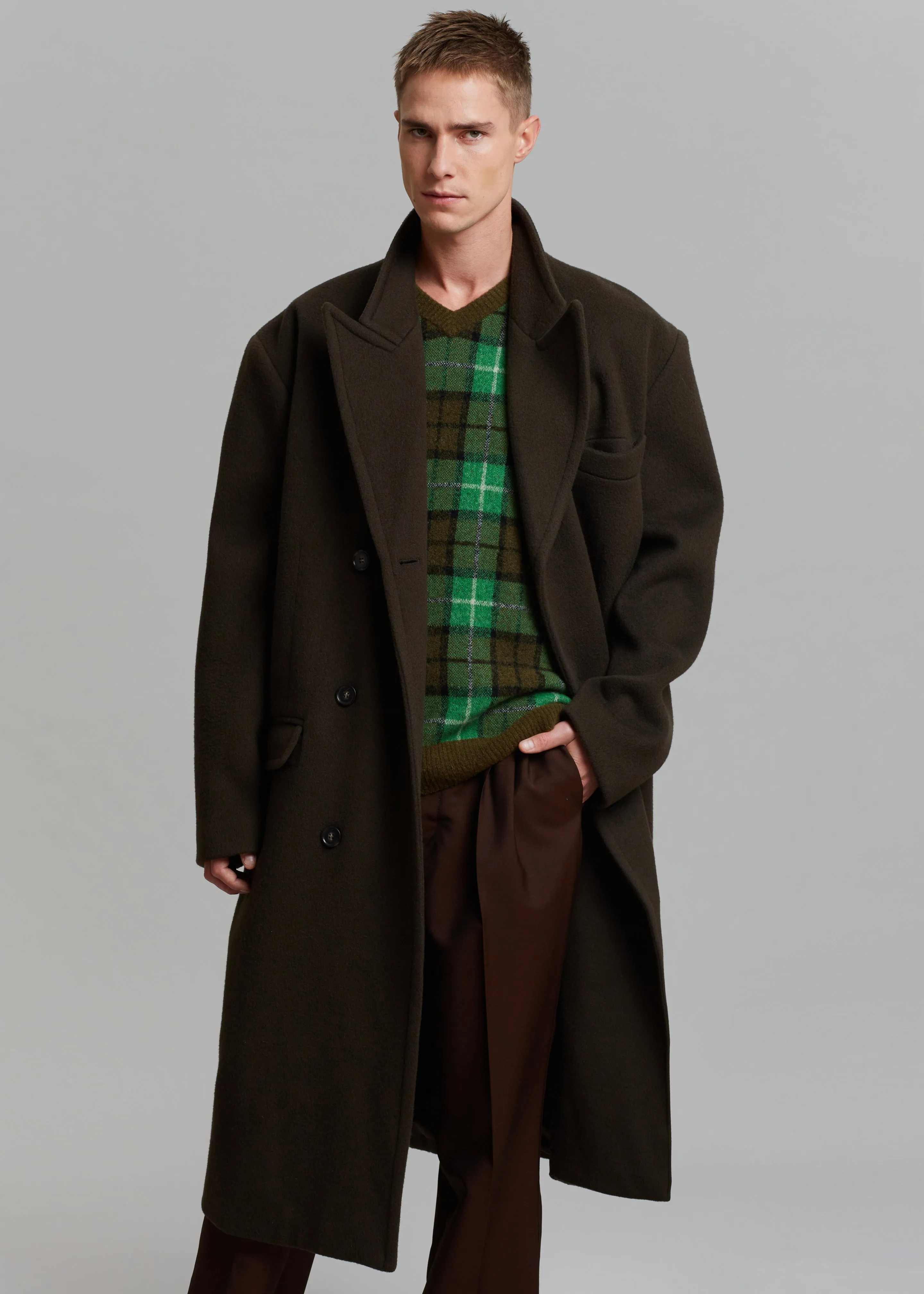Curtis Oversized Coat - Dark Brown sold by Frankie Shop product image thumbnail 4