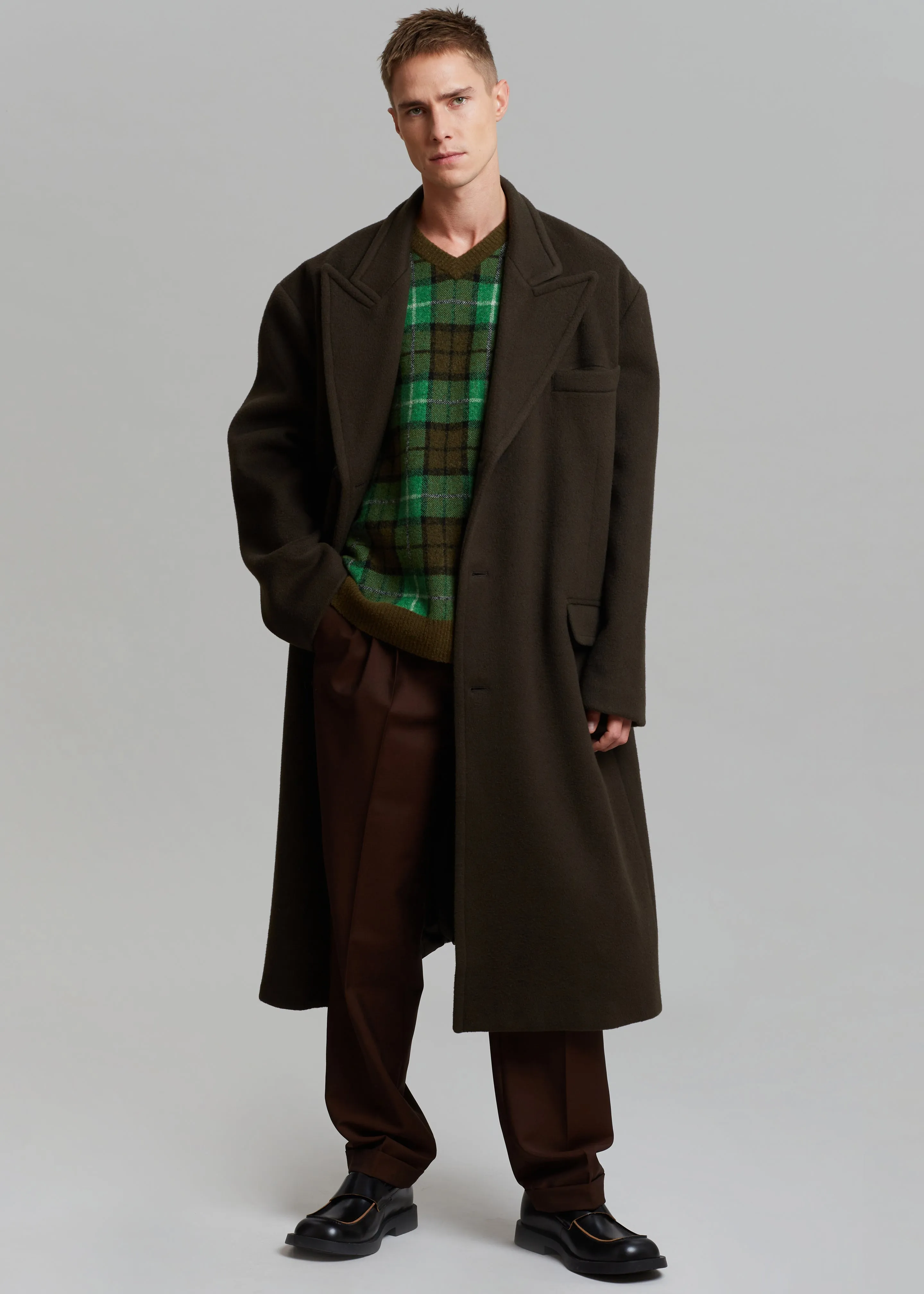 Curtis Oversized Coat - Dark Brown sold by Frankie Shop product image thumbnail 5