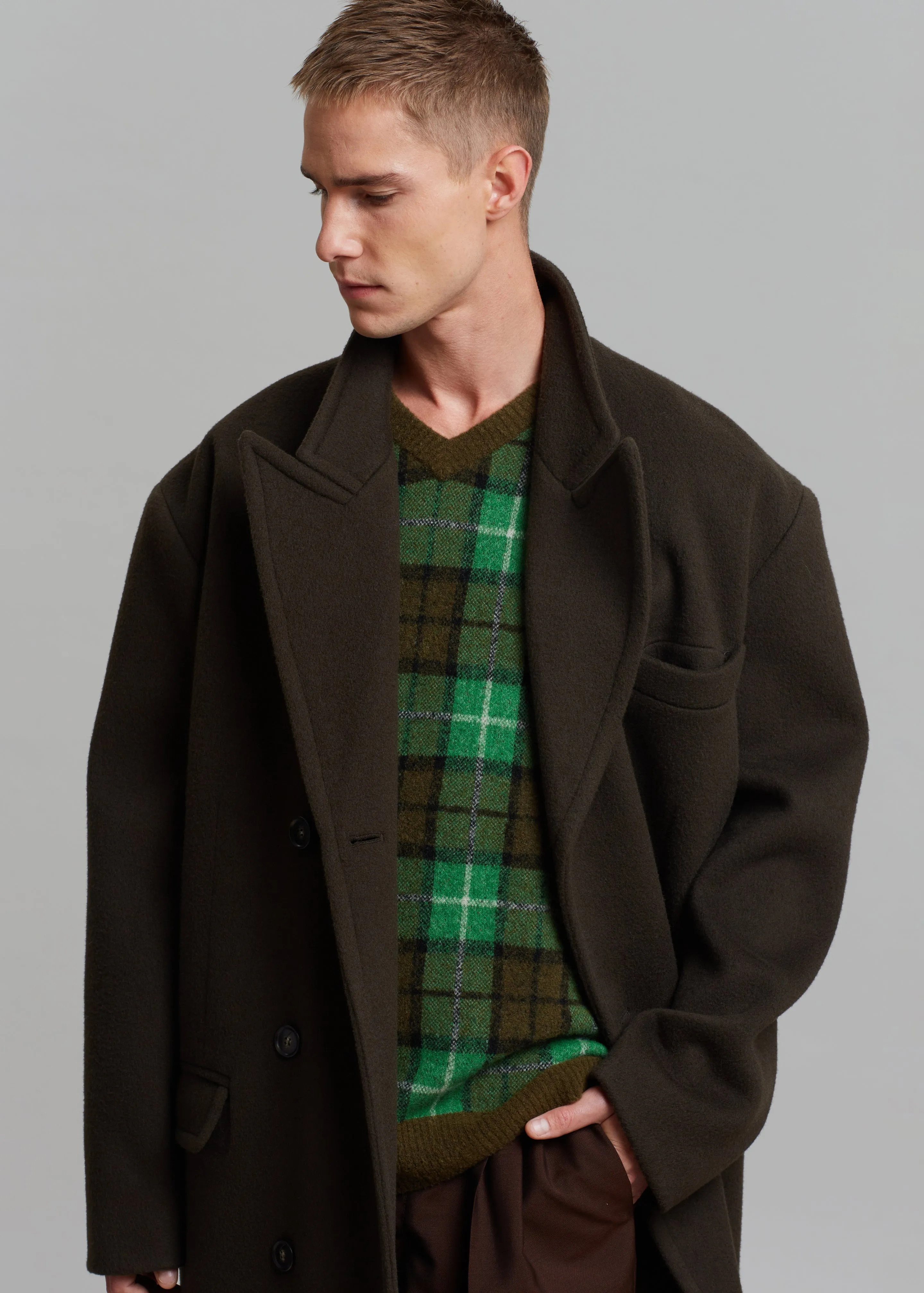 Curtis Oversized Coat - Dark Brown sold by Frankie Shop product image thumbnail 3
