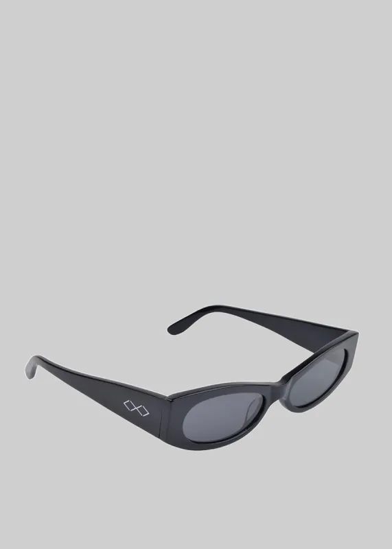 Karen Wazen Ciara Sunglasses - Black sold by Frankie Shop