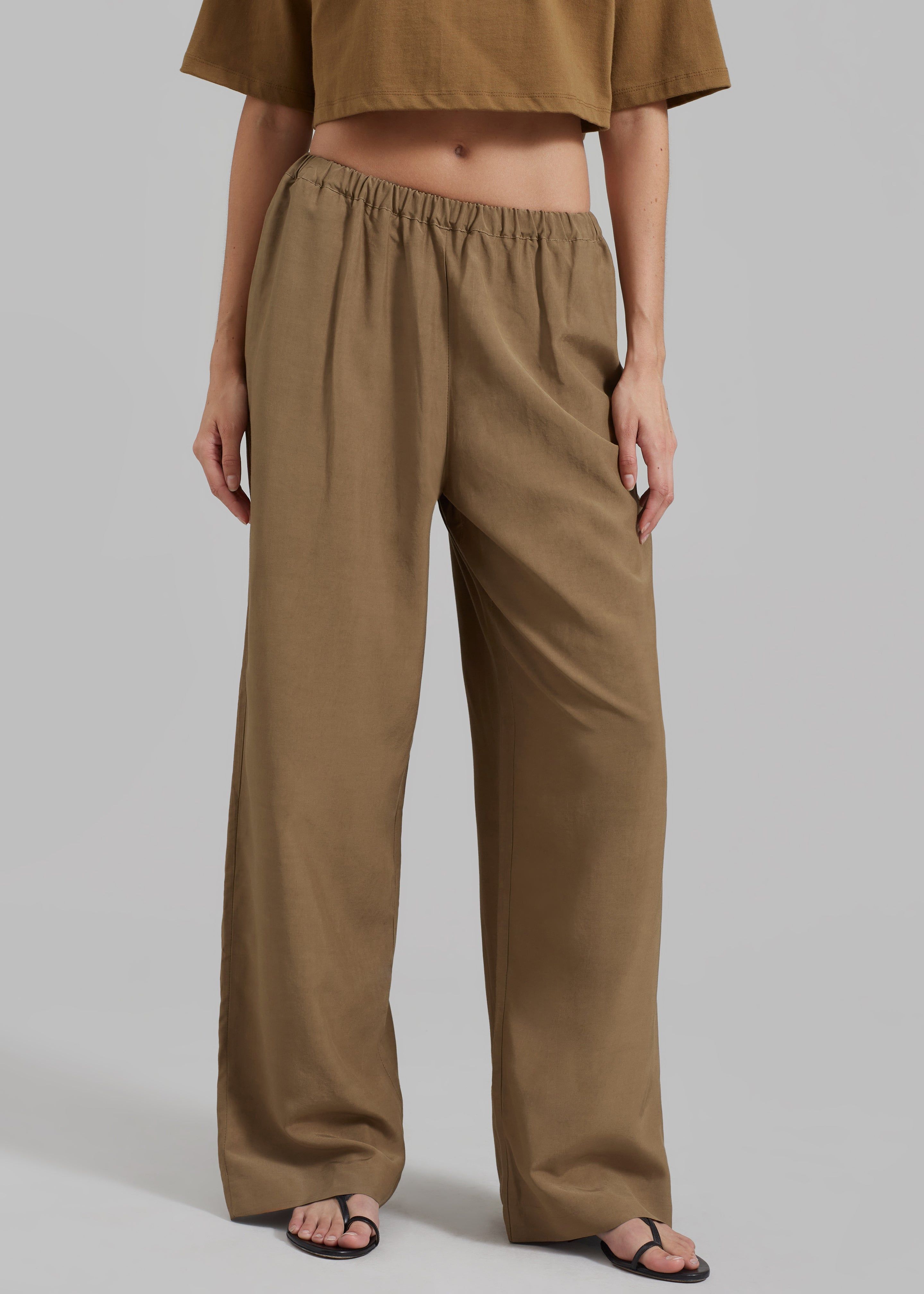 Greer Pants - Khaki sold by Frankie Shop product image thumbnail 2