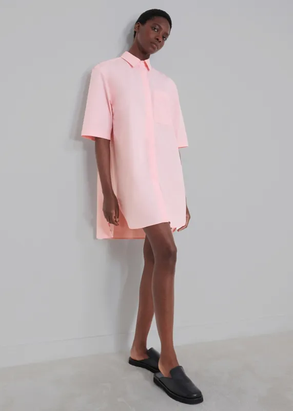 Loulou Studio Evora Shirt Dress - Pink made by Frankie Shop