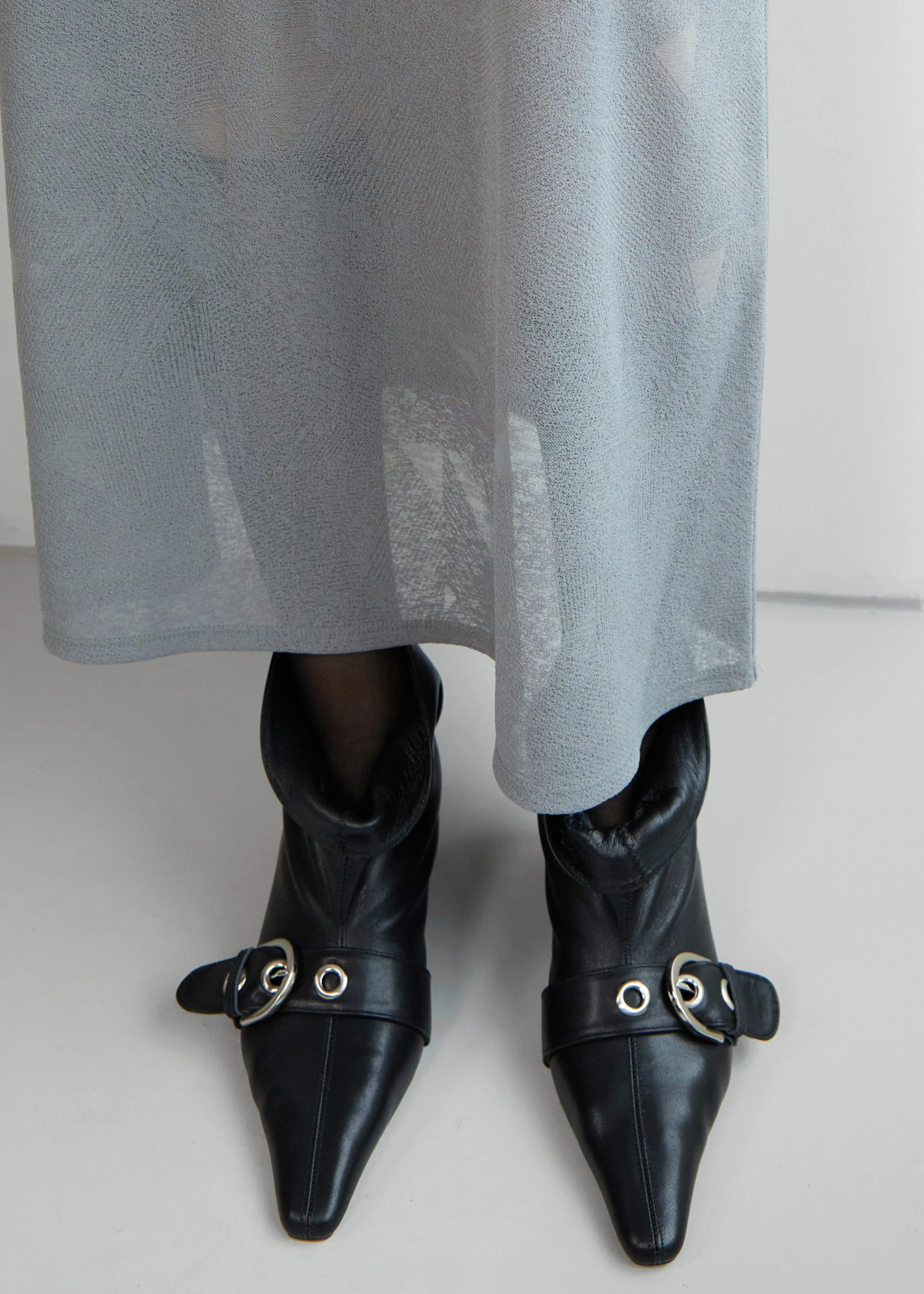 Low Classic Belted Ankle Boots - Black sold by Frankie Shop product image thumbnail 3