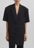 Maisie Short Sleeve Blazer - Black sold by Frankie Shop