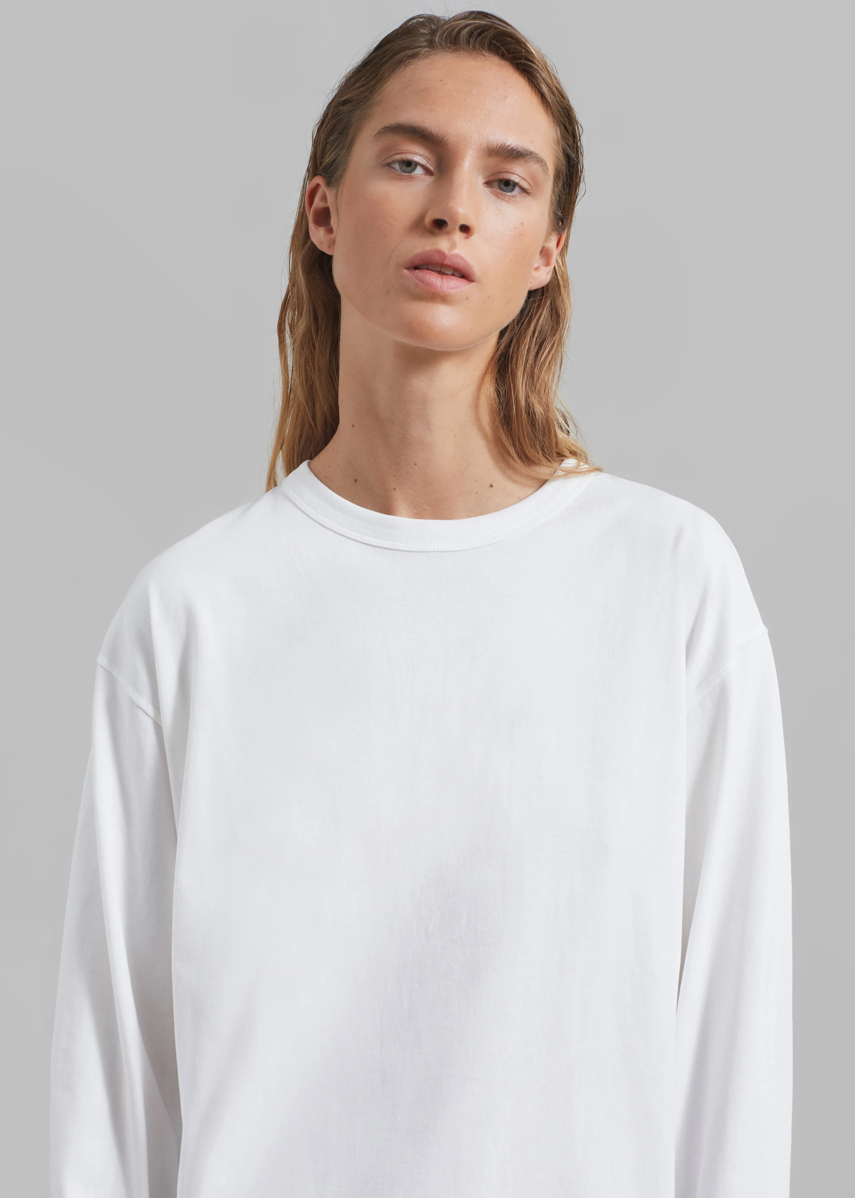 Bennett Long Sleeves Tee - Ivory sold by Frankie Shop product image thumbnail 5