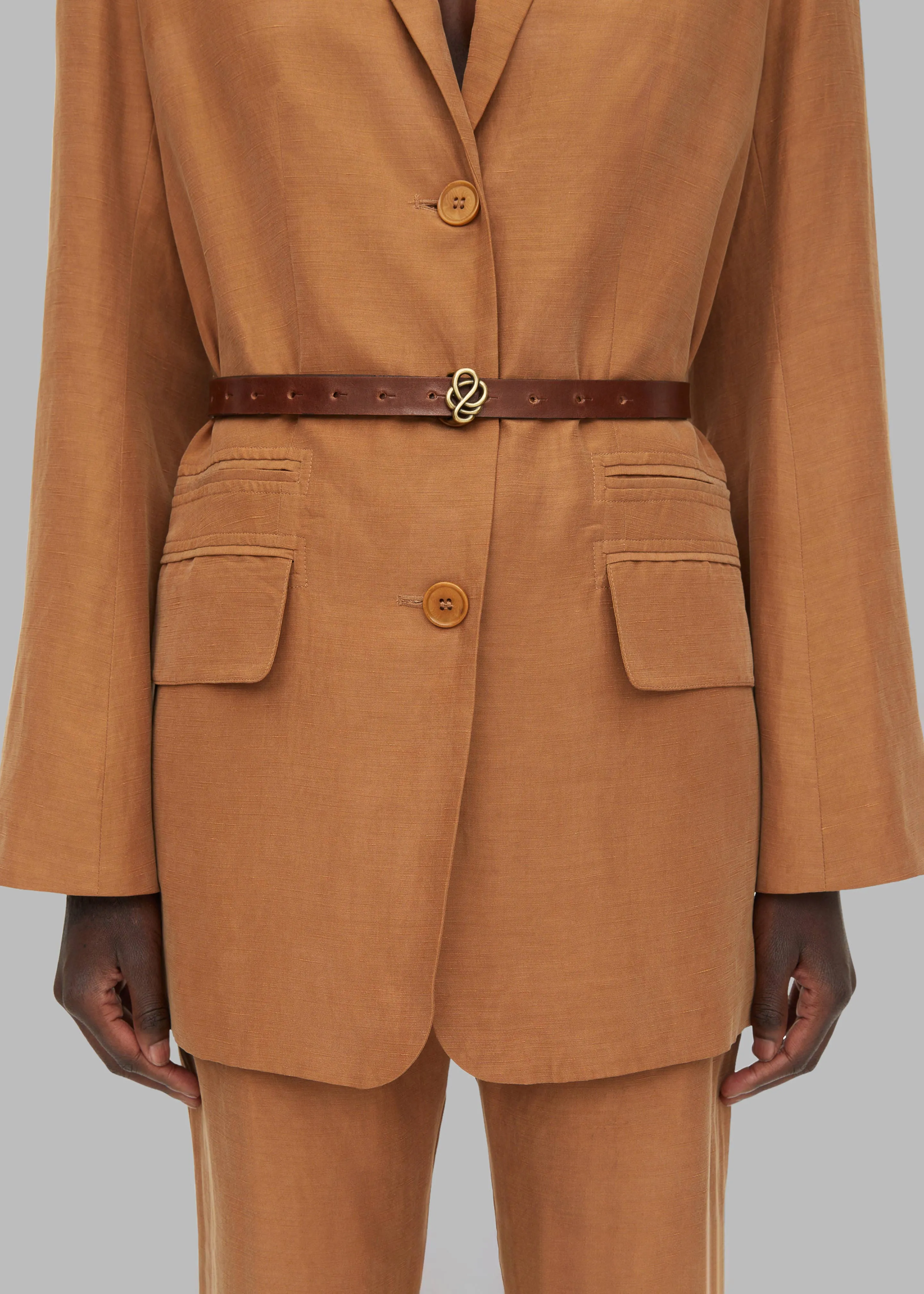 By Malene Birger Ouma Belt - Dark Brown sold by Frankie Shop product image thumbnail 3