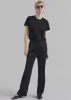Kit Satin Trousers - Black sold by Frankie Shop