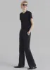 Kit Satin Trousers - Black sold by Frankie Shop