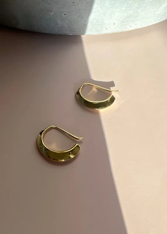 Fay Andrada Selka Petite Hoops - Gold made by Frankie Shop