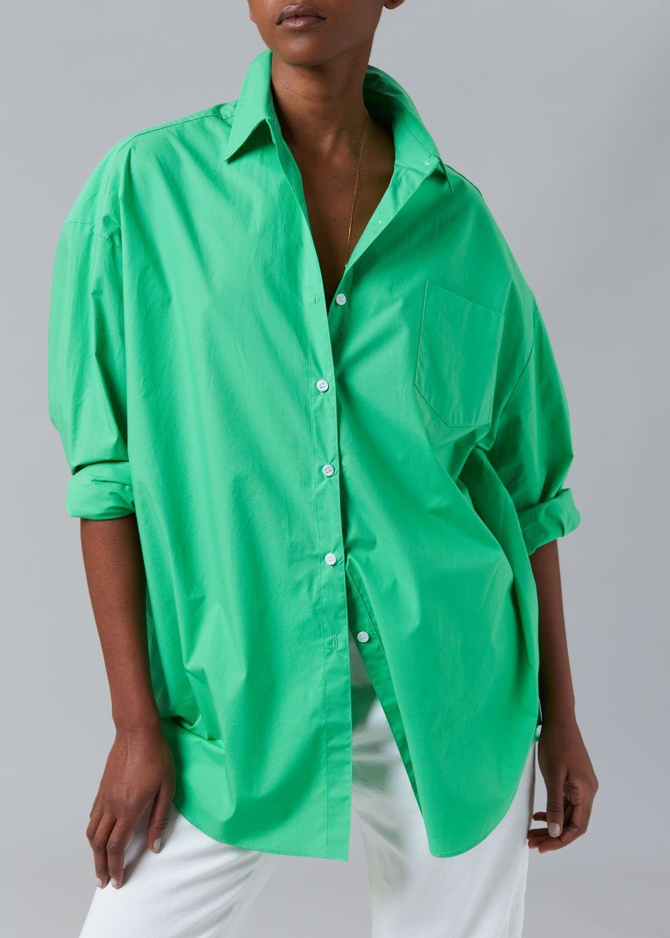 Melody Oversized Cotton Shirt - Island Green sold by Frankie Shop product image thumbnail 3