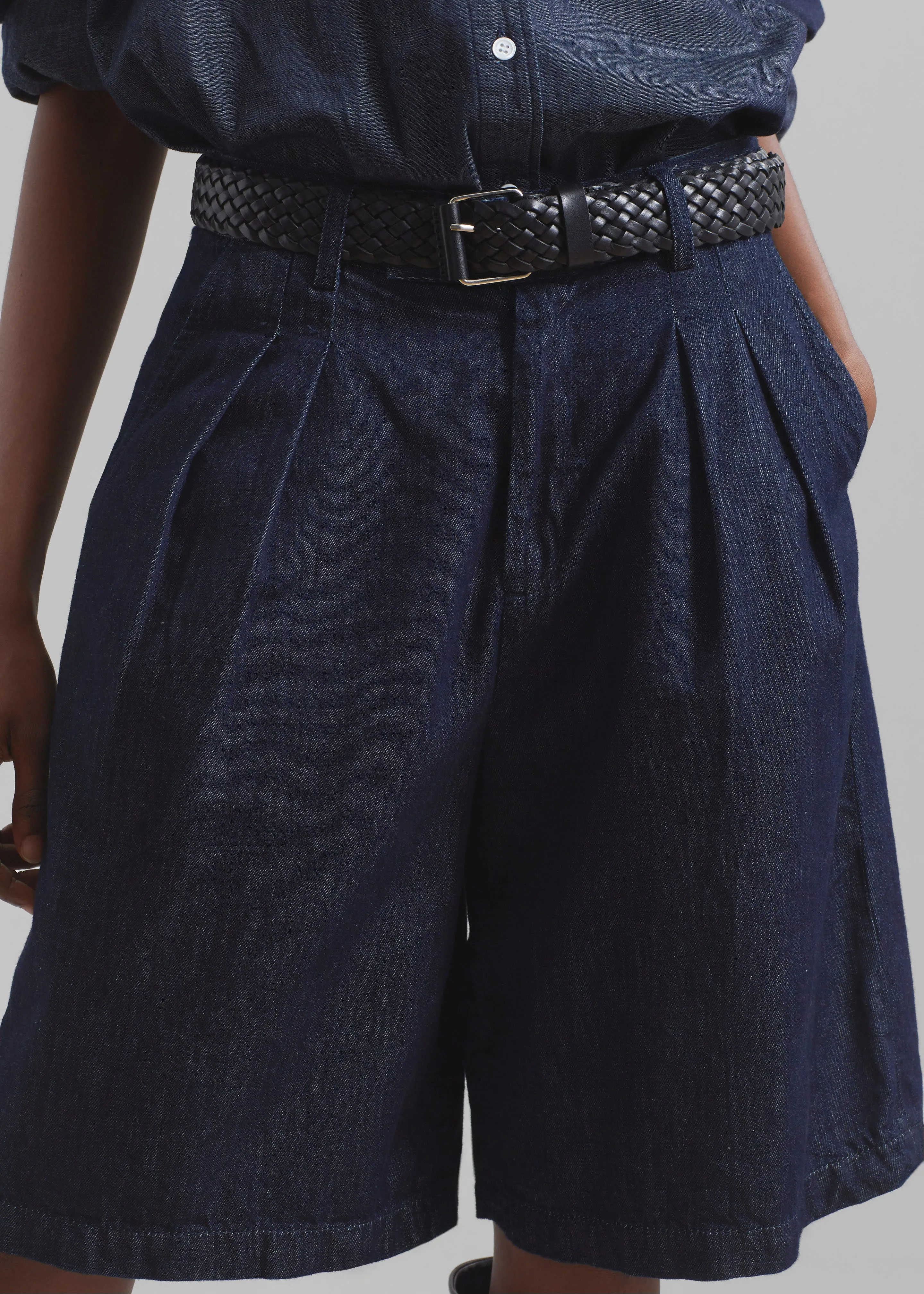 Xavier Bermuda Denim Shorts - Raw Wash sold by Frankie Shop product image thumbnail 4