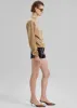 Proenza Schouler Spike Mules in Tulle Mesh - Birch sold by Frankie Shop