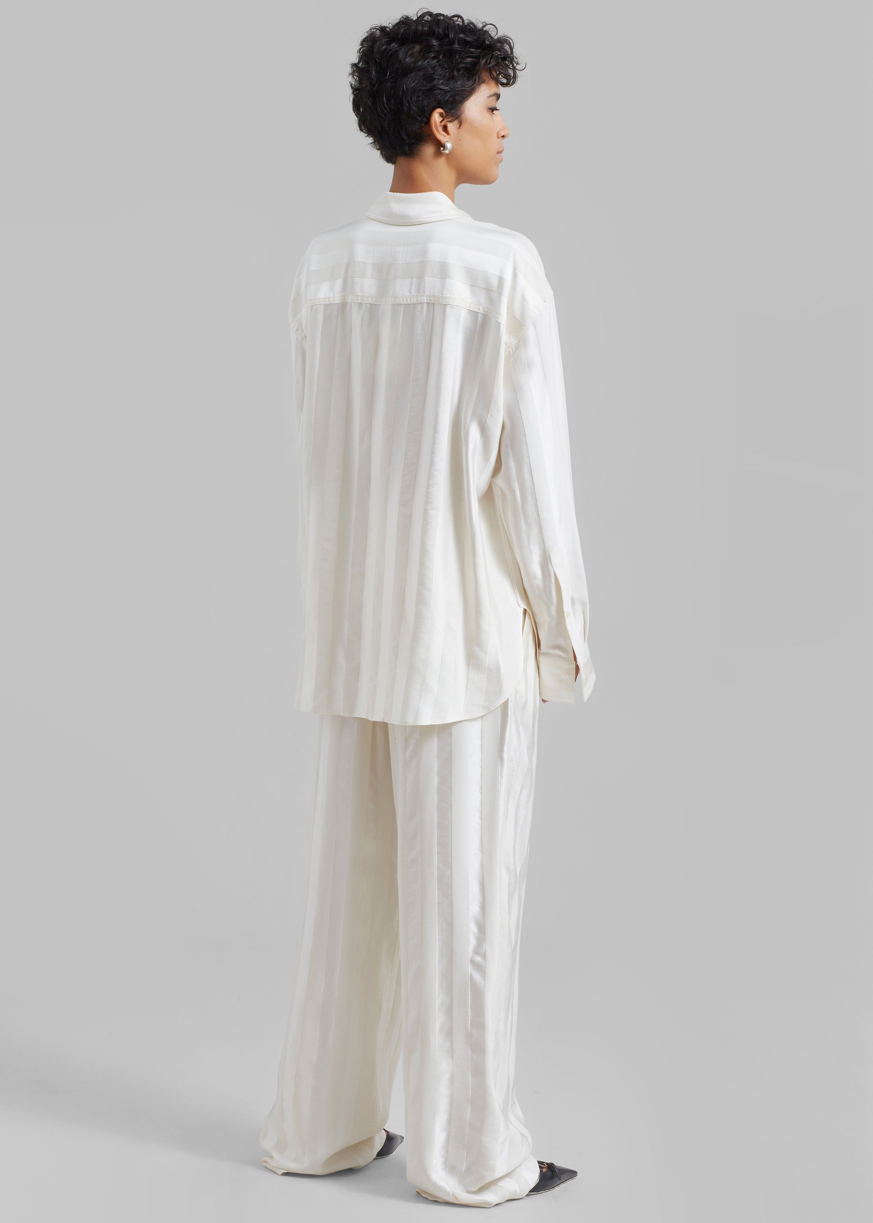 Loulou Studio Grant Shirt - Ivory sold by Frankie Shop product image thumbnail 7