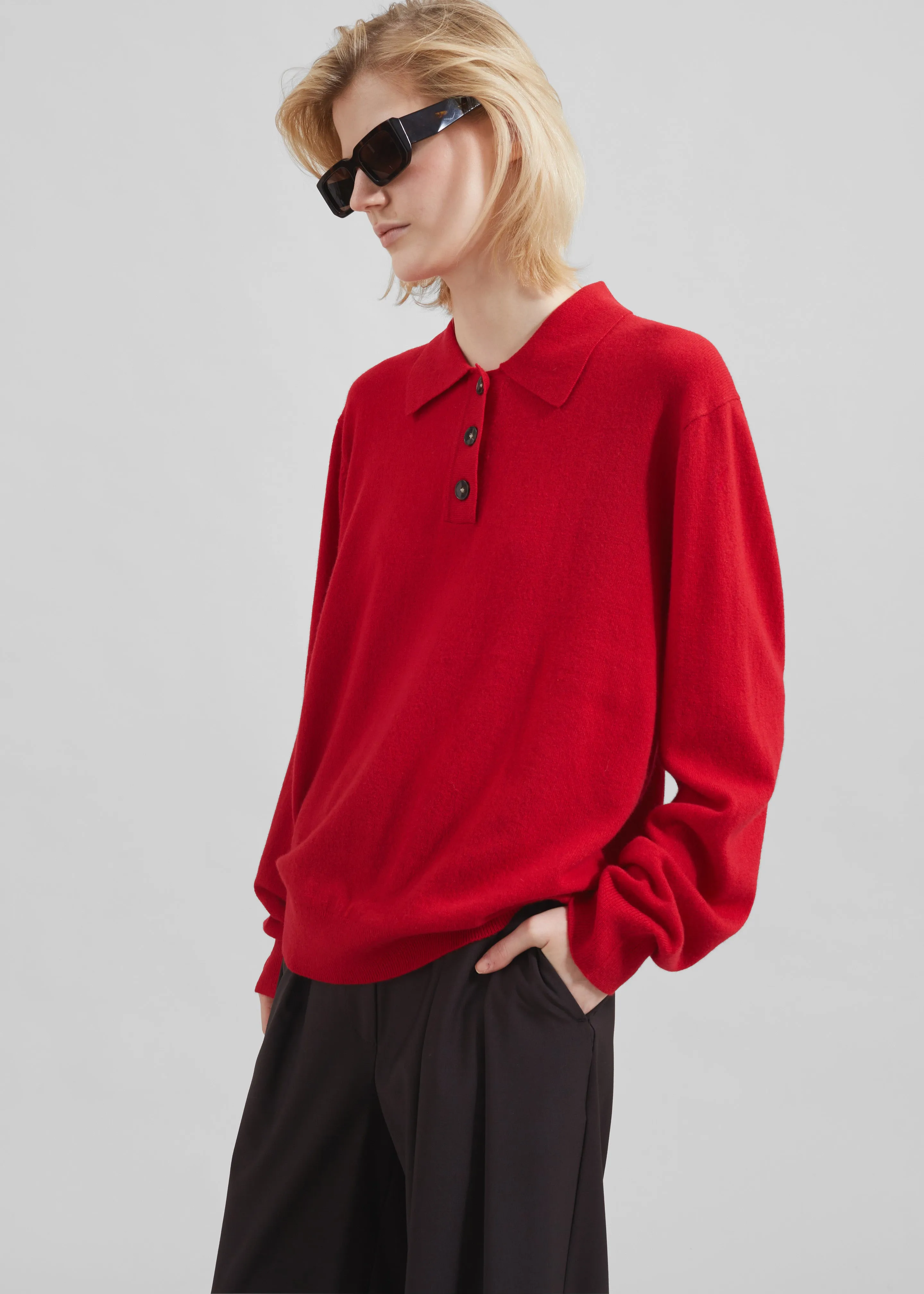 The Garment Como Polo - Red sold by Frankie Shop product image thumbnail 2