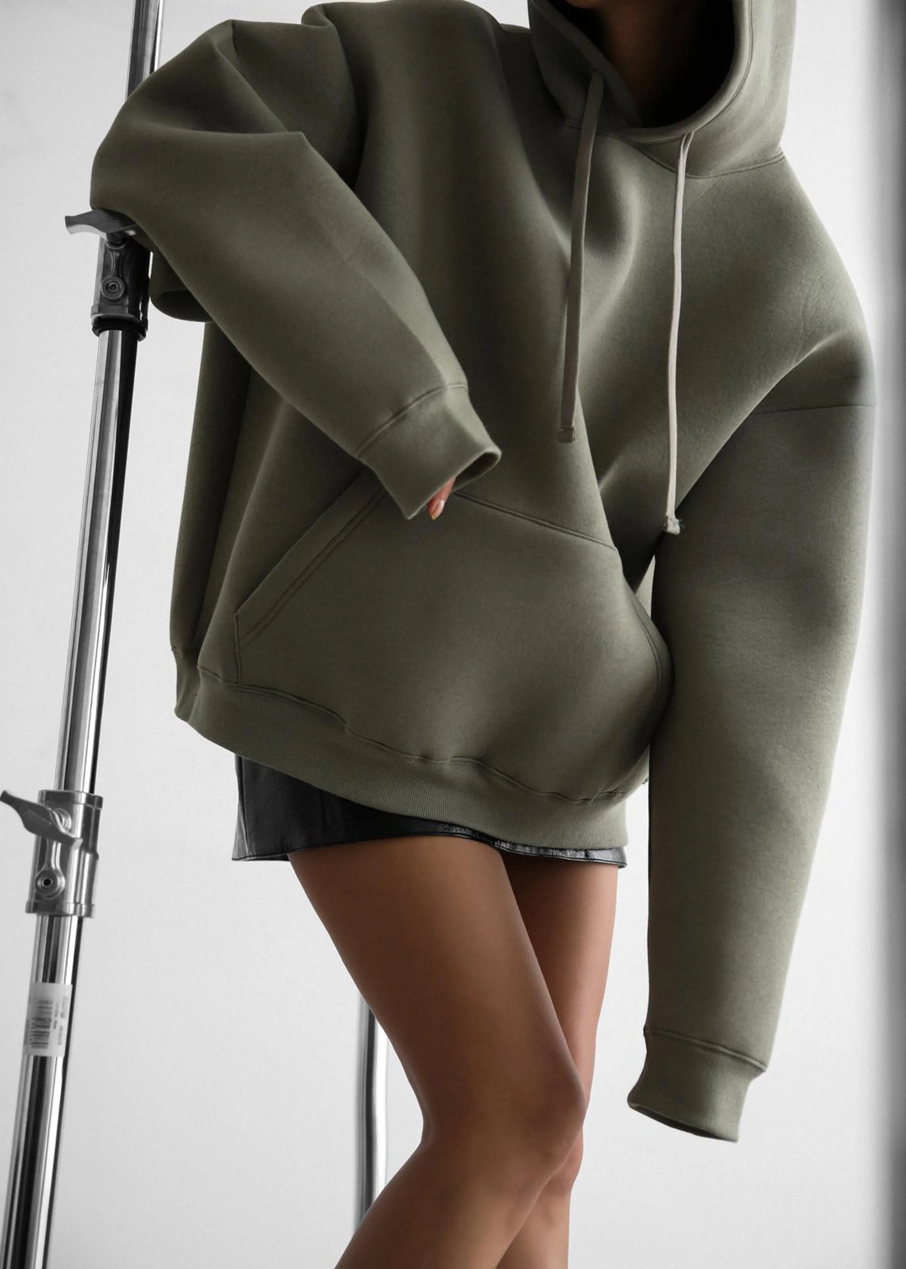 Easton Oversized Hoodie - Khaki sold by Frankie Shop