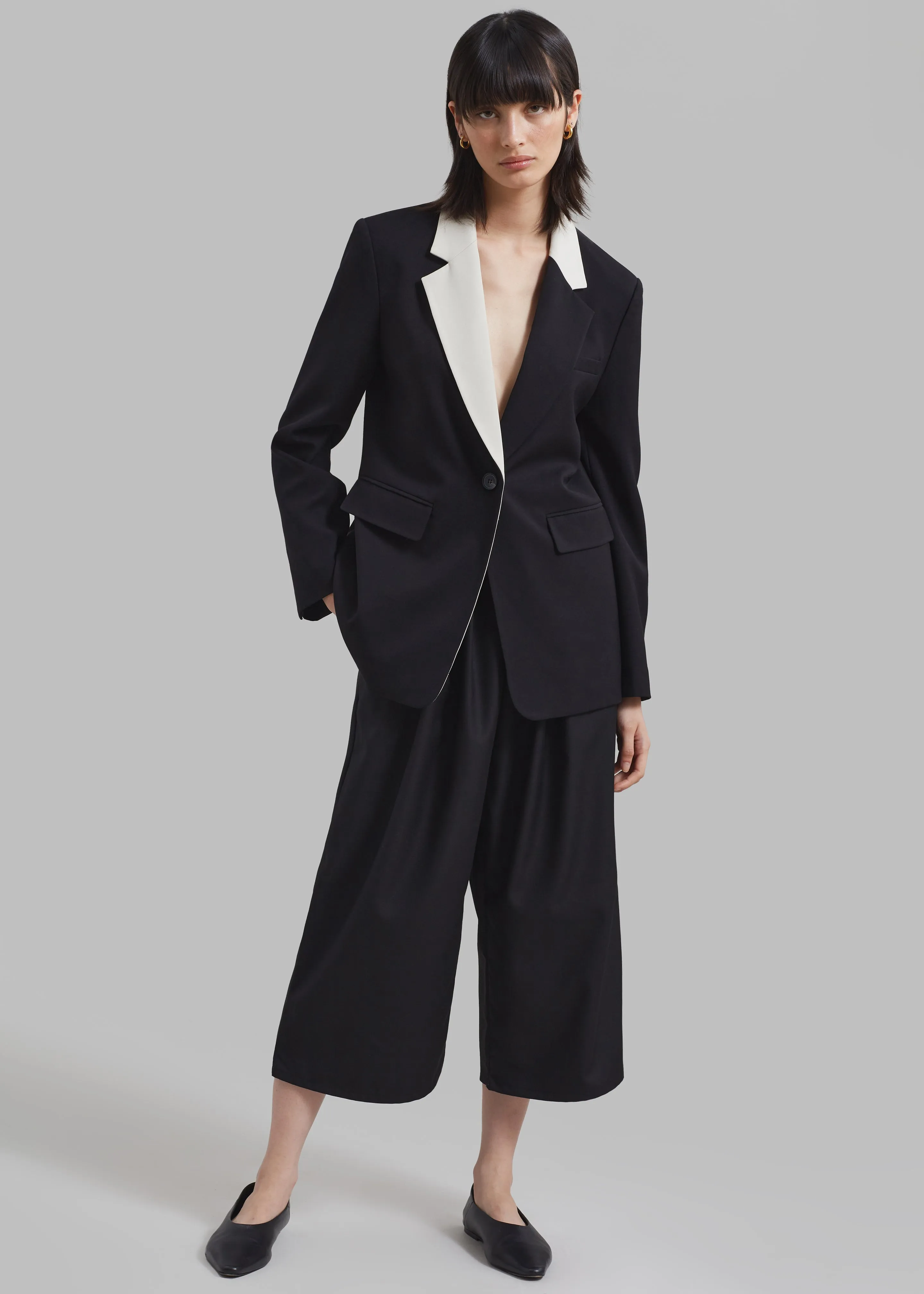 Amos Color Block Blazer - Black sold by Frankie Shop product image thumbnail 2