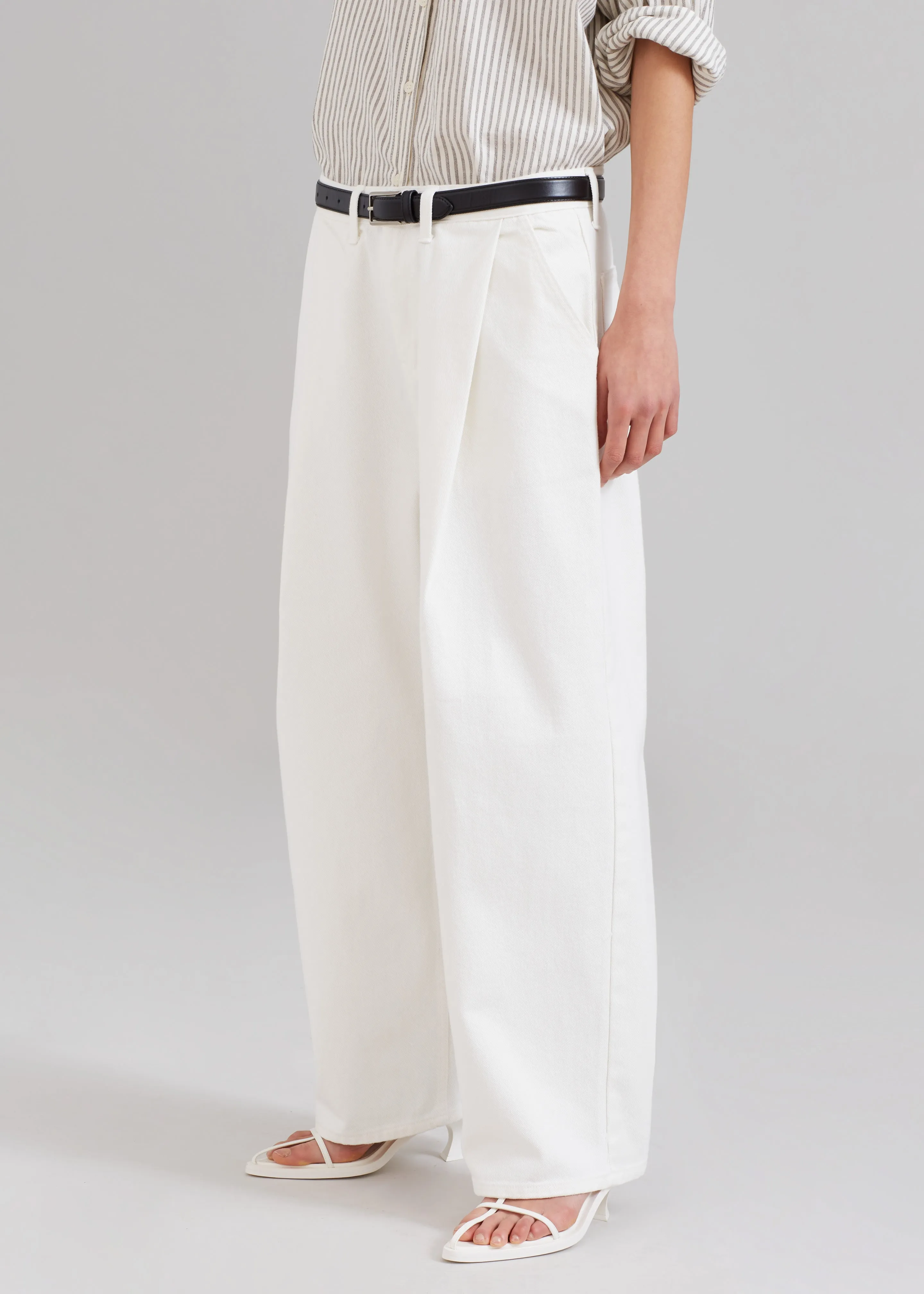 Drew Denim Pants - White sold by Frankie Shop product image thumbnail 5
