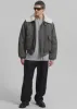 Casen Shearling Collar Bomber - Khaki sold by Frankie Shop