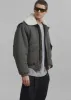 Casen Shearling Collar Bomber - Khaki sold by Frankie Shop