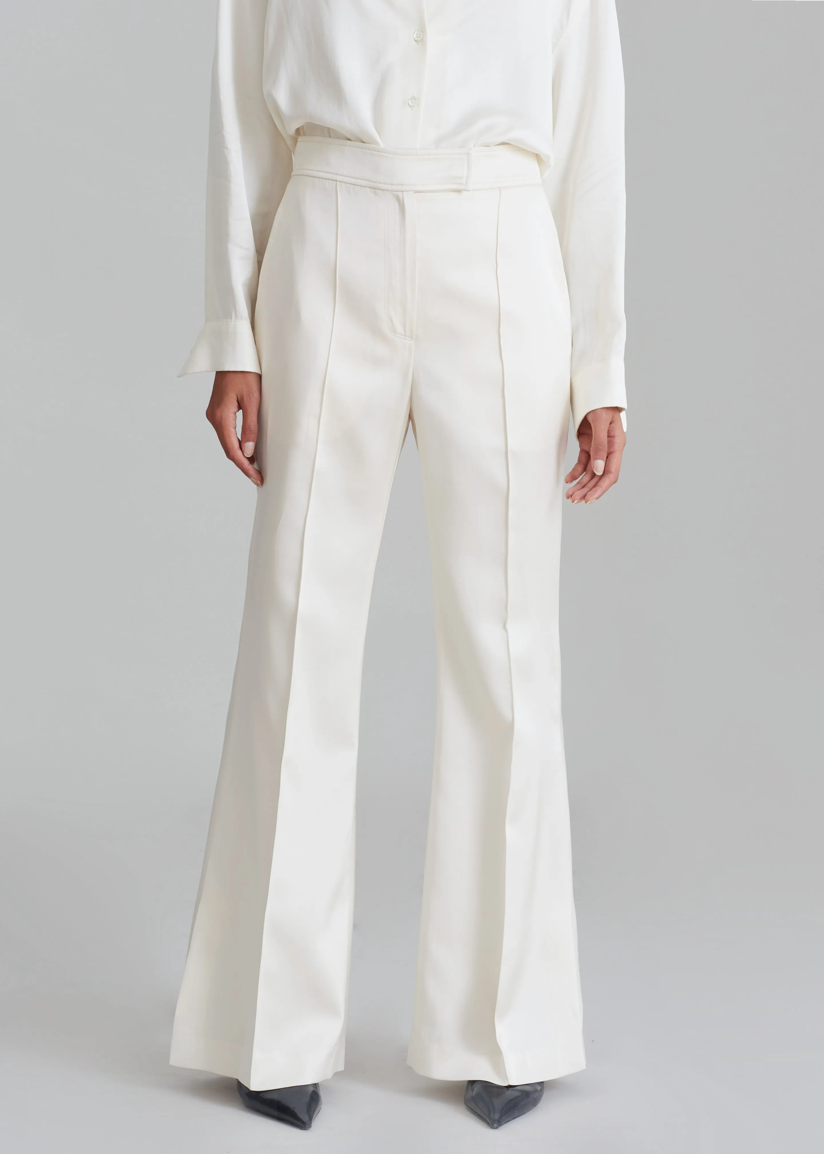 Angelica Flare Pants - Ivory sold by Frankie Shop product image thumbnail 2