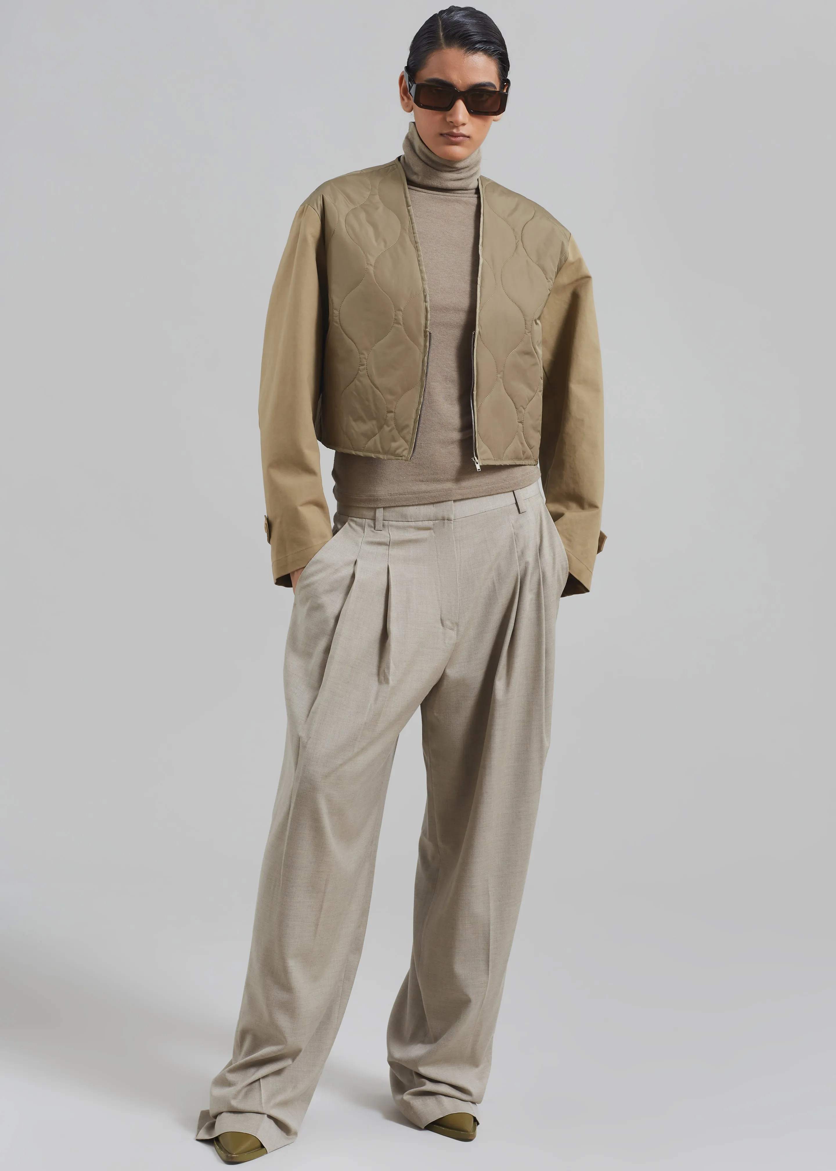 Saylor 2-Piece Trench Coat - Beige sold by Frankie Shop product image thumbnail 4