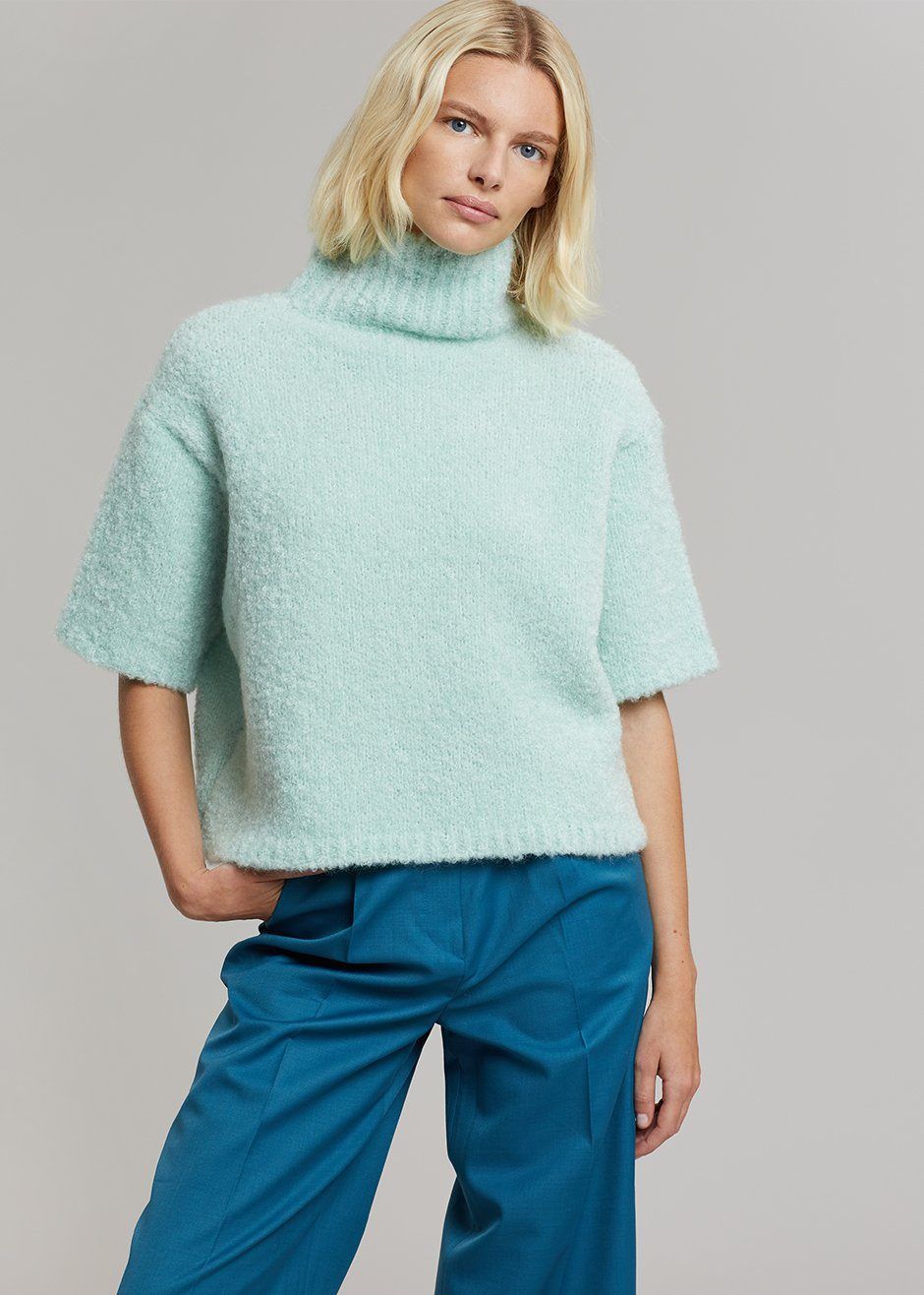 Lucine Short Sleeve Sweater - Menthe sold by Frankie Shop product image thumbnail 2