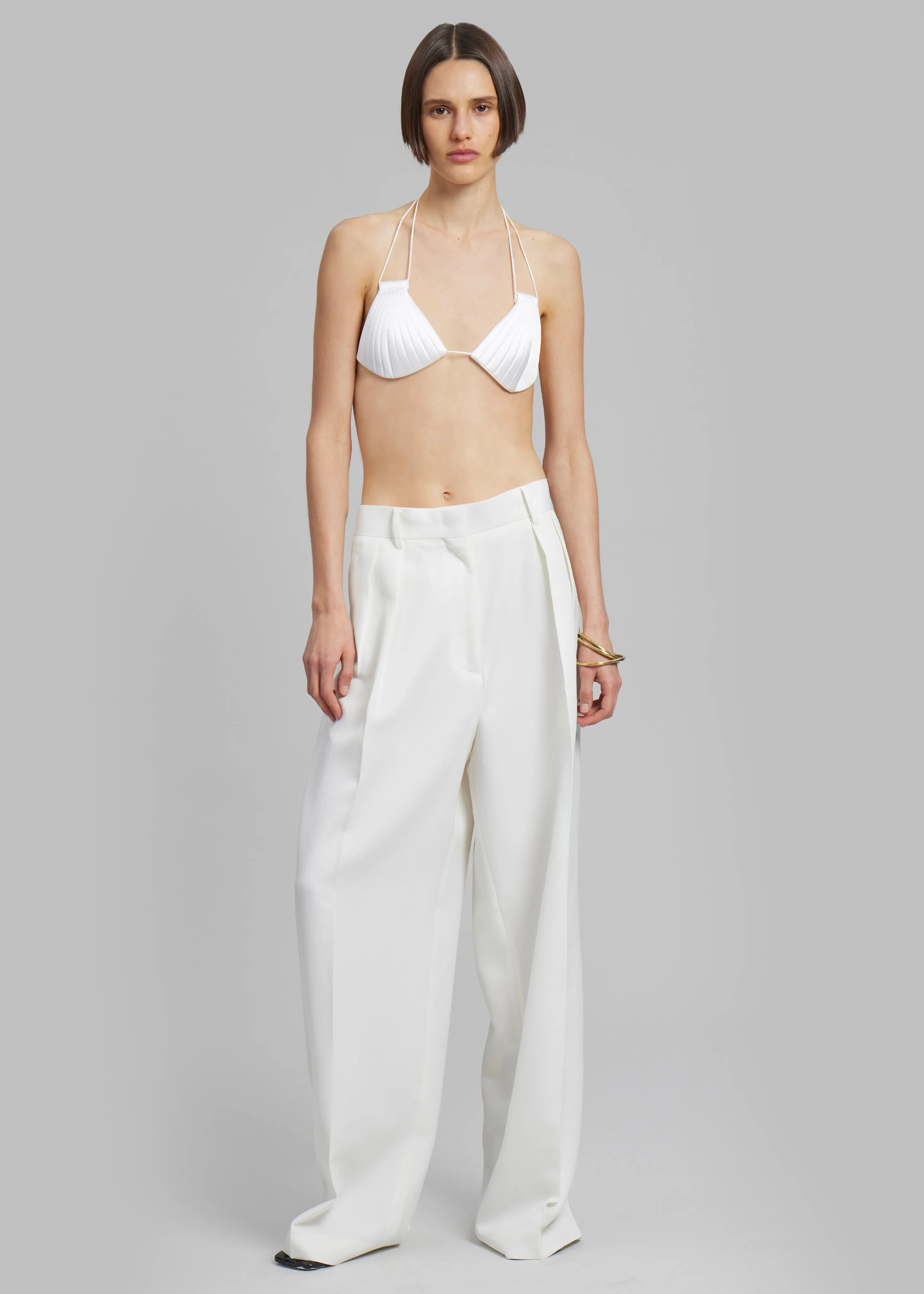 Bevza Mermaid Bra - White sold by Frankie Shop product image thumbnail 2
