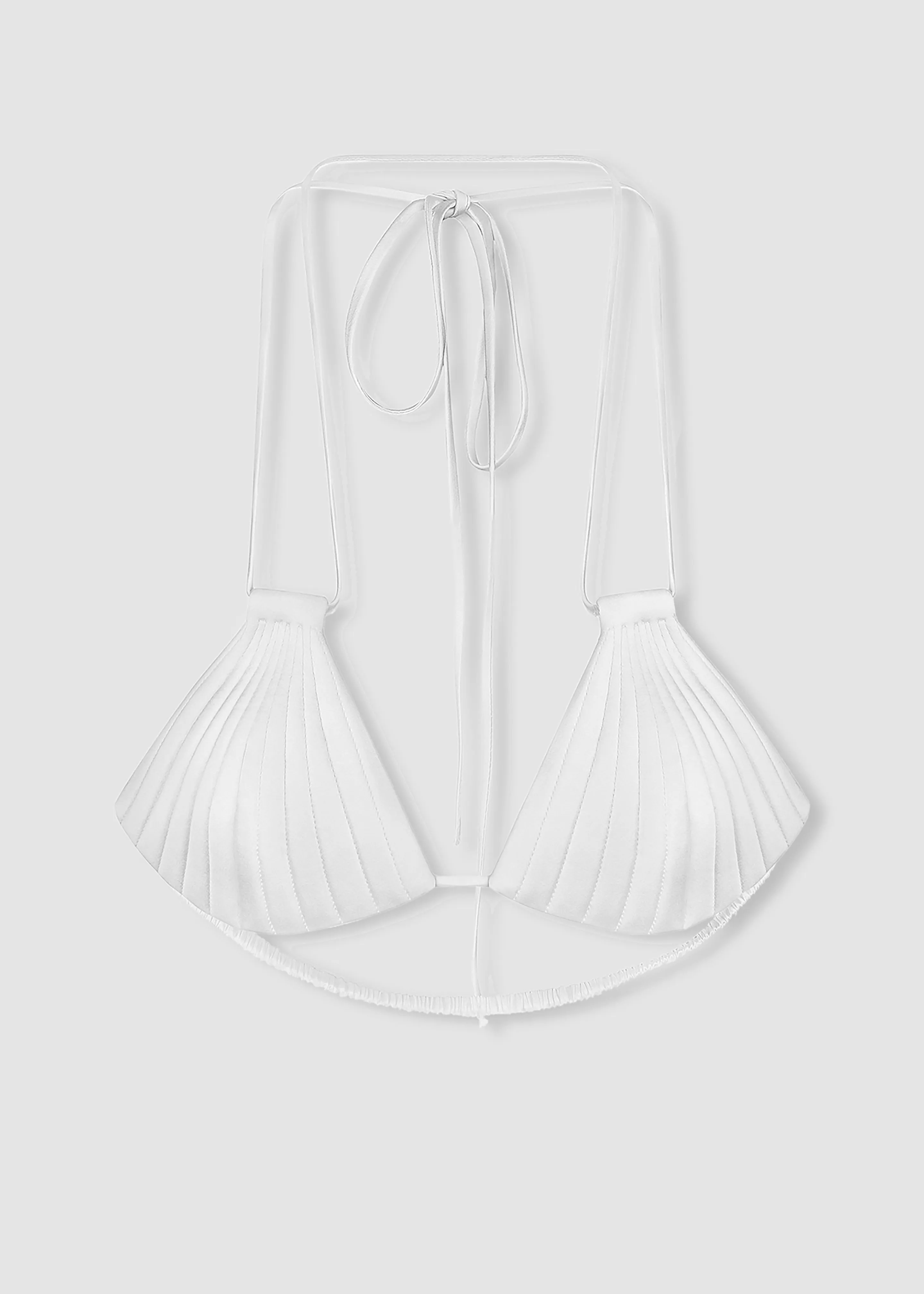 Bevza Mermaid Bra - White sold by Frankie Shop product image thumbnail 5
