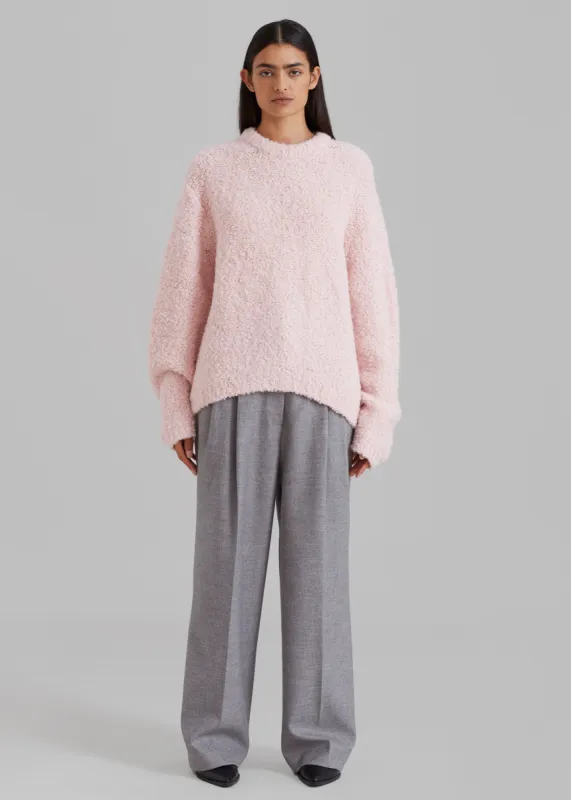 Vilo Boucle Sweater - Pink sold by Frankie Shop