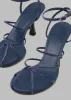 Christopher Esber Blaze Embossed Heels - Sodalite sold by Frankie Shop