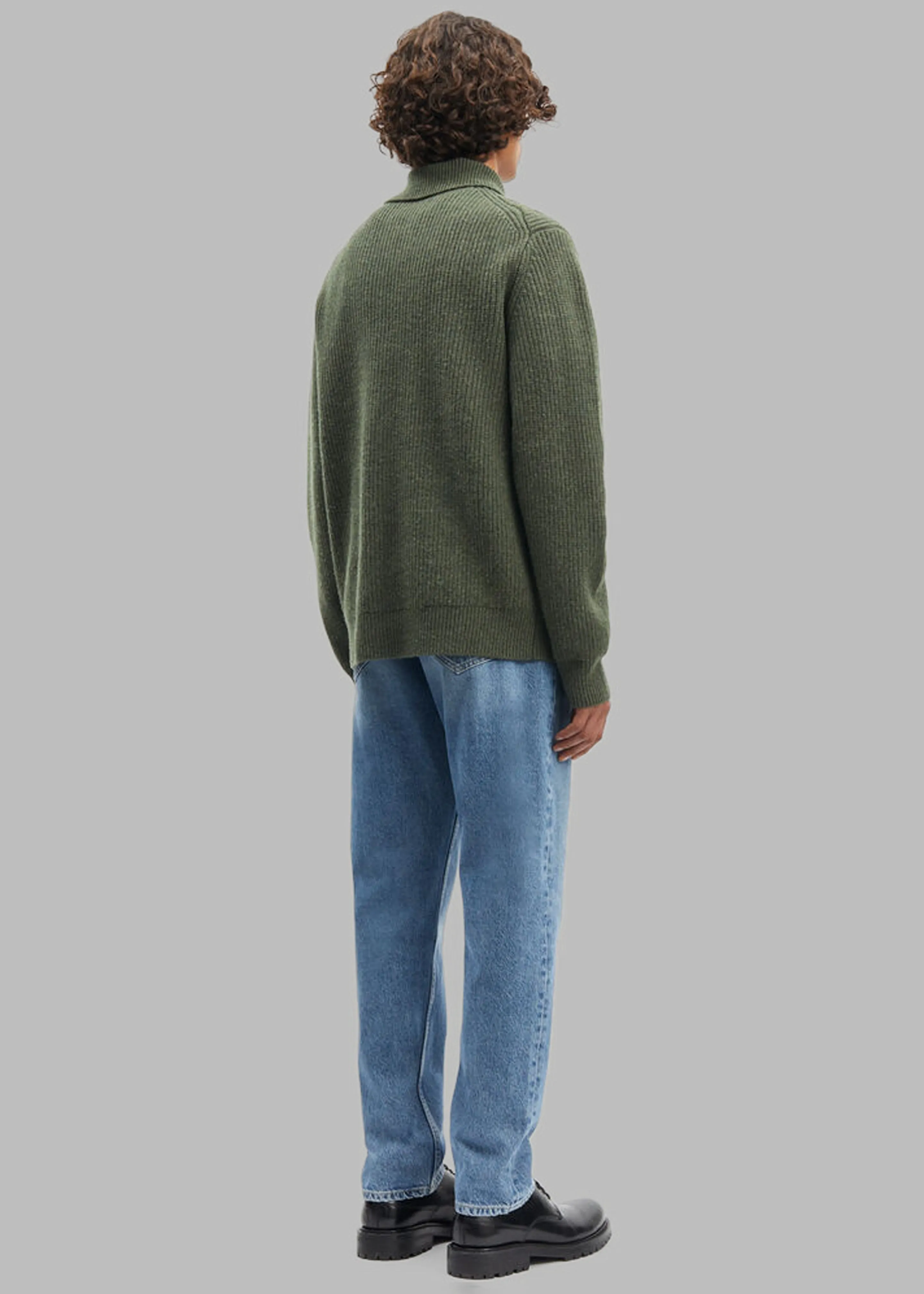 Samsøe Samsøe Jacks Half Zip Pullover - Climbing Ivy sold by Frankie Shop product image thumbnail 5