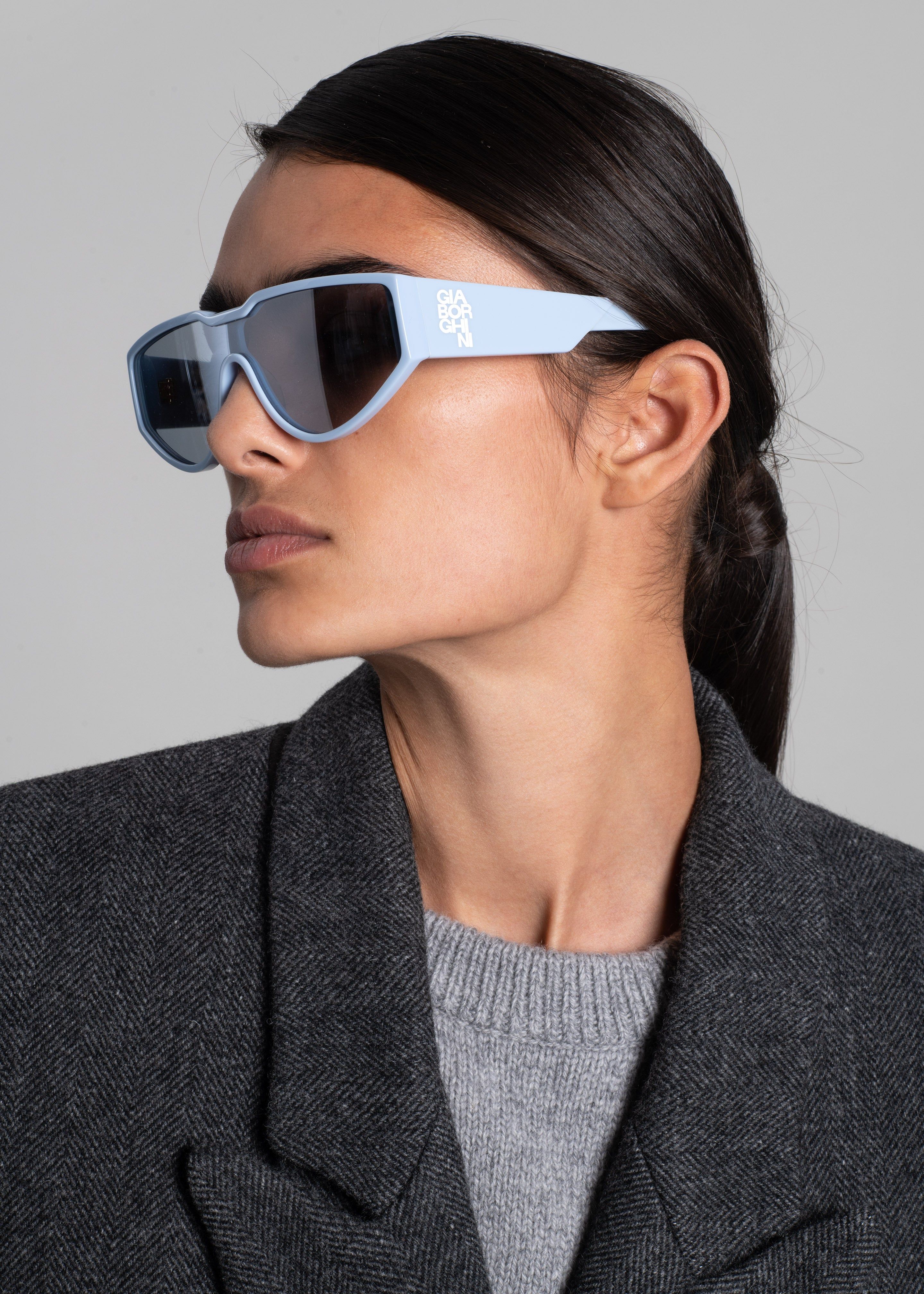 Gia Borghini Ski Sunnies - Light Blue sold by Frankie Shop product image thumbnail 2