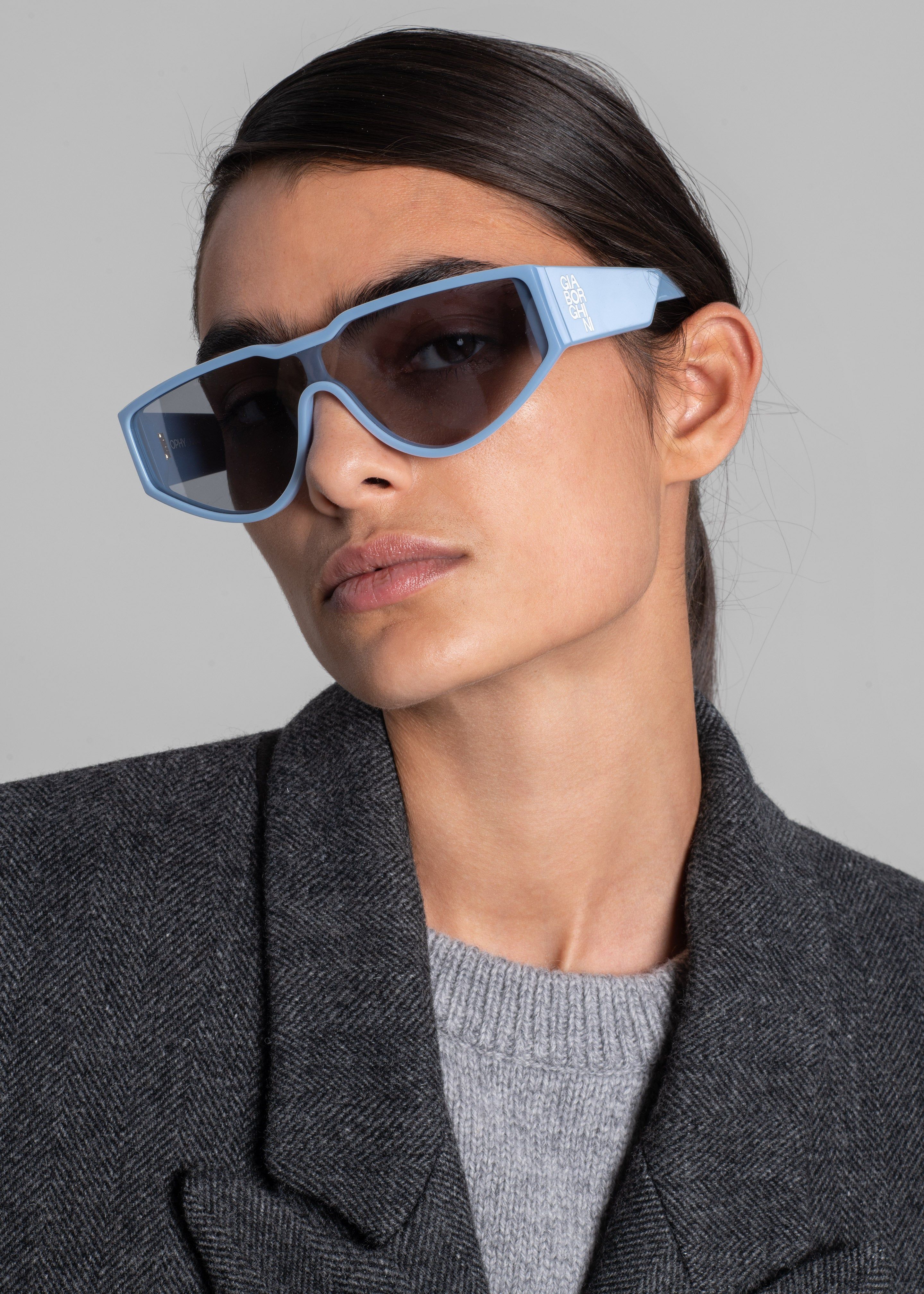 Gia Borghini Ski Sunnies - Light Blue sold by Frankie Shop
