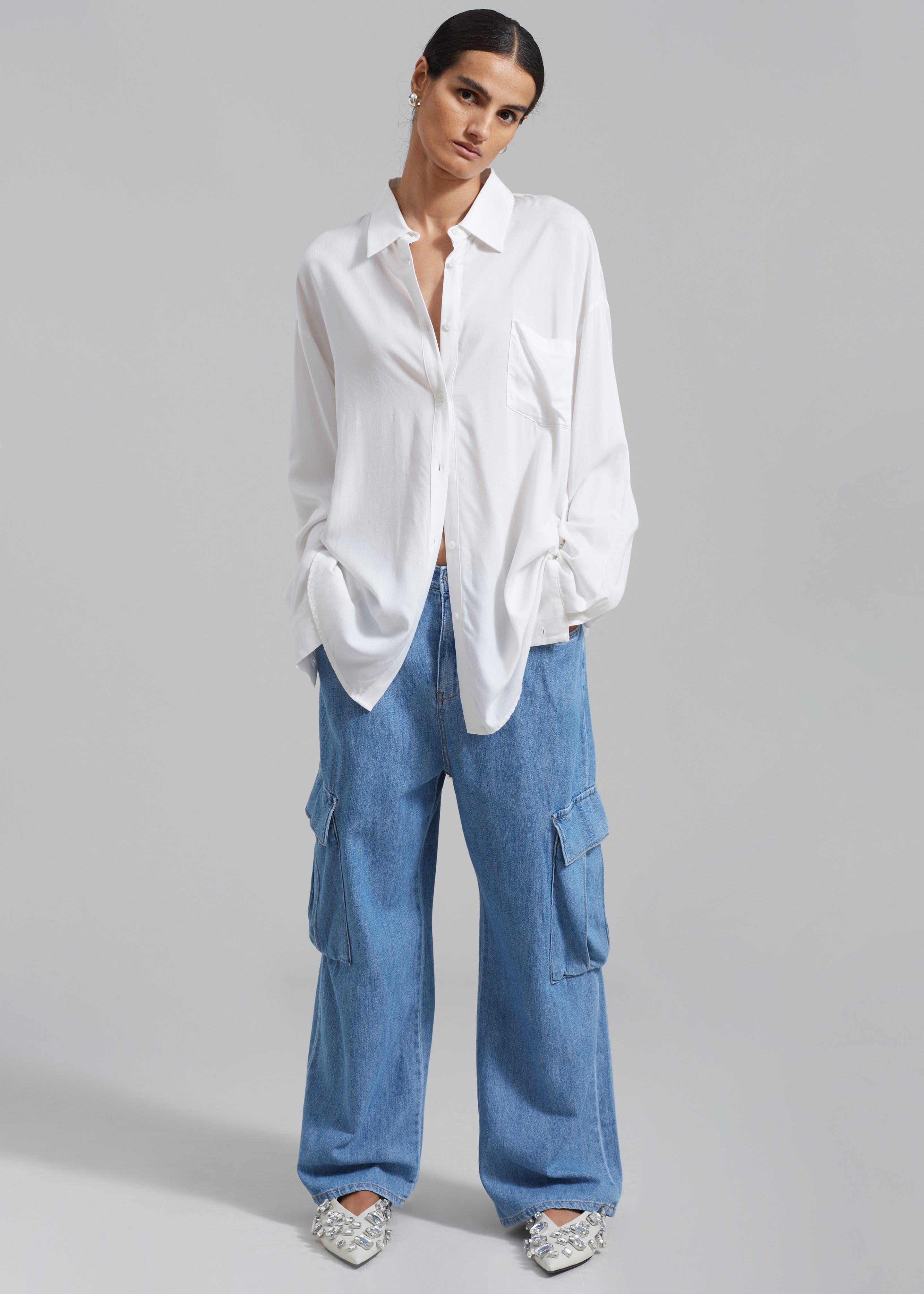 Tatum Cargo Jeans - Medium Wash sold by Frankie Shop product image thumbnail 3