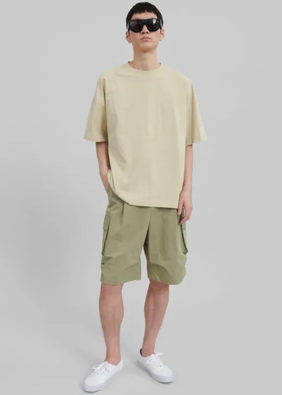 Edward Cargo Shorts - Olive sold by Frankie Shop