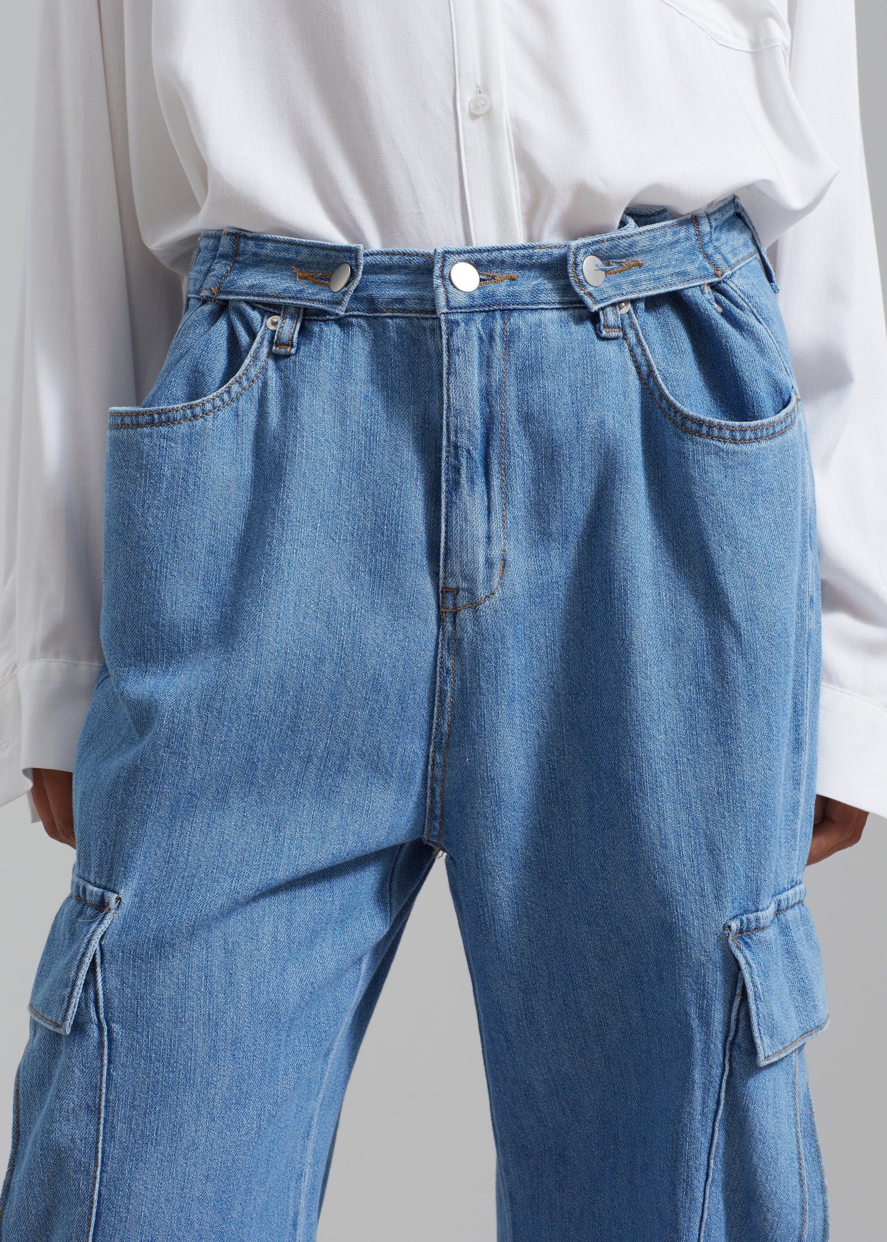 Tatum Cargo Jeans - Medium Wash sold by Frankie Shop product image thumbnail 2