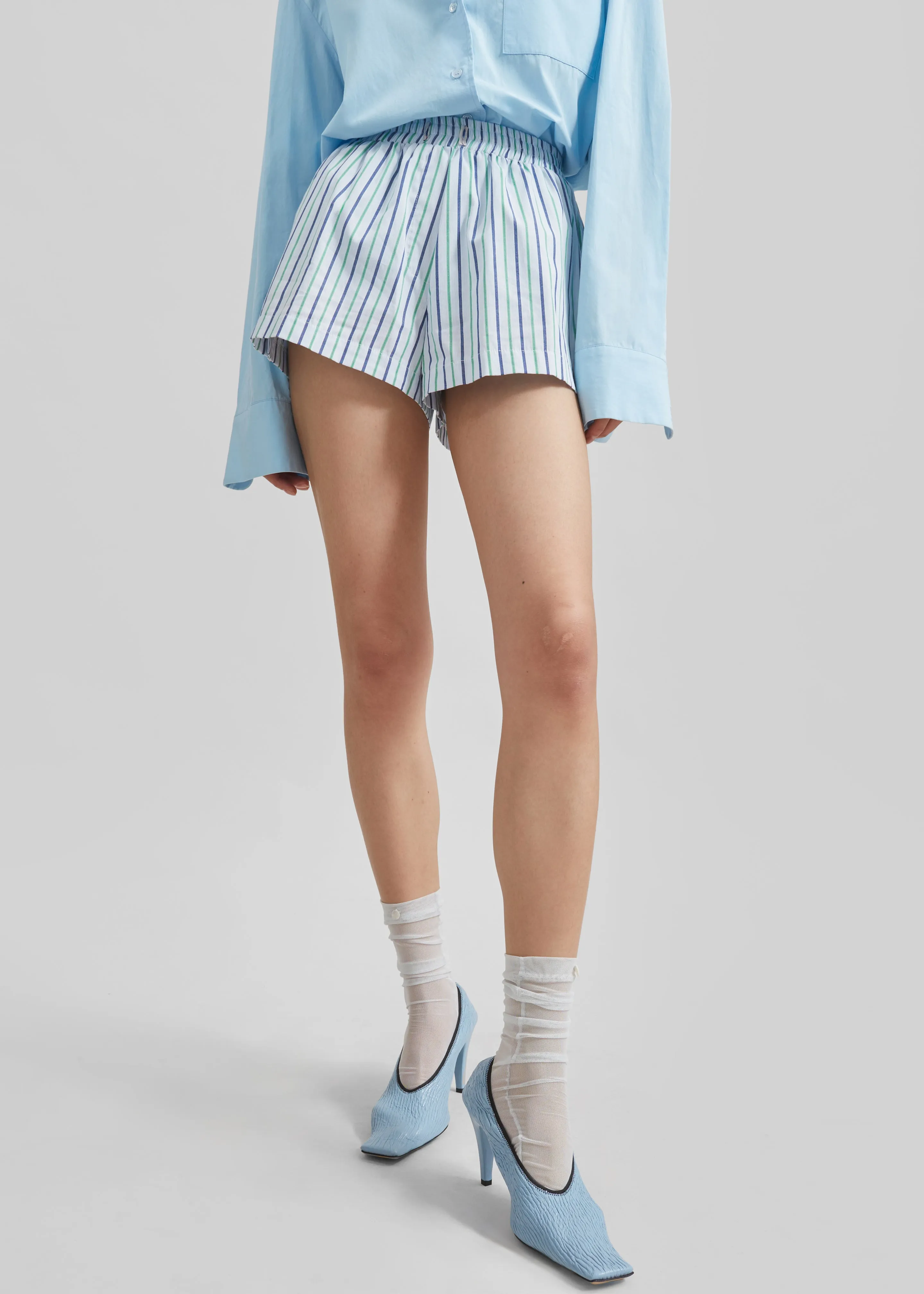 Aylin Sheer Socks - Ice sold by Frankie Shop product image thumbnail 4