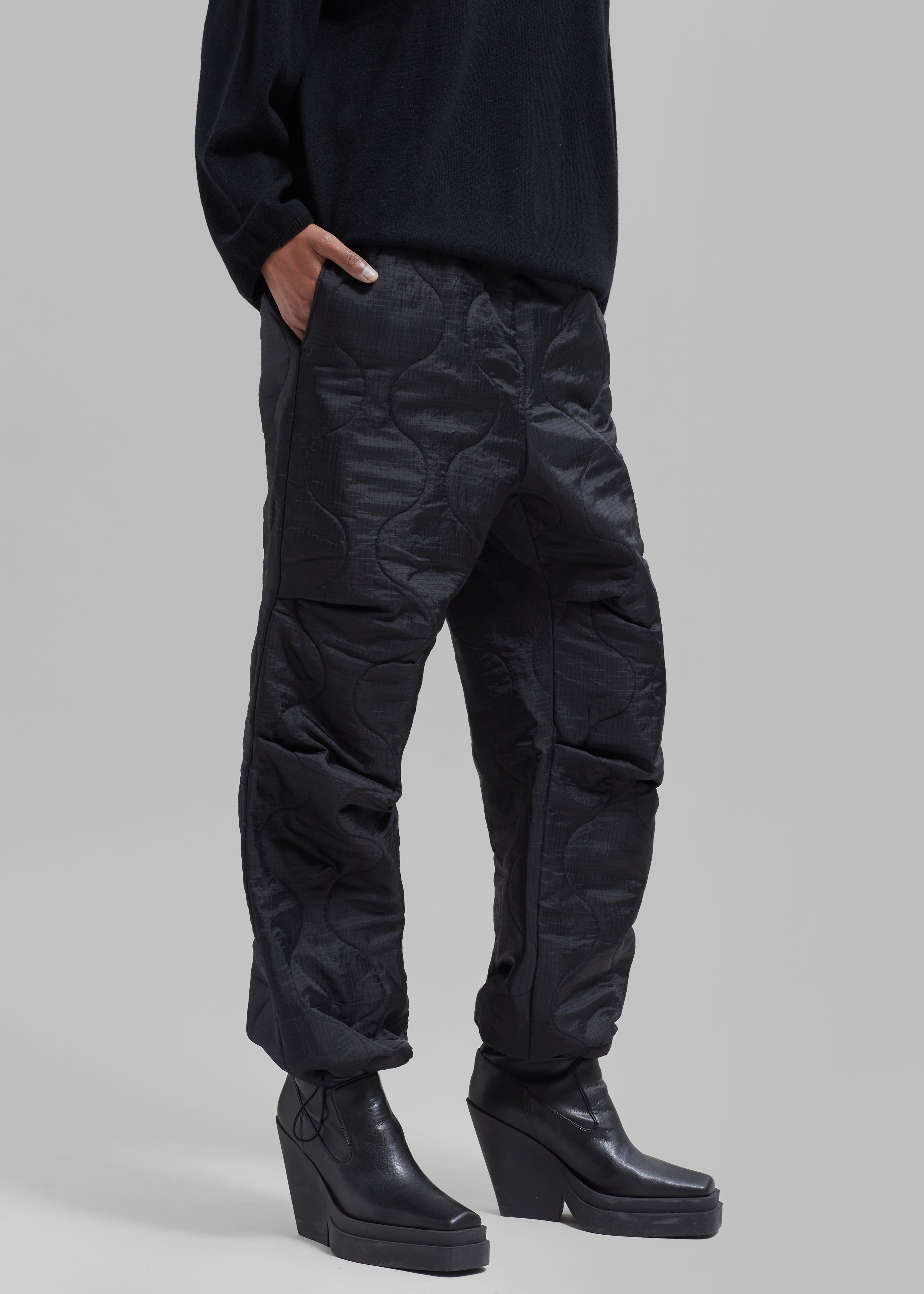 Dustine Quilted Joggers - Black sold by Frankie Shop product image thumbnail 2