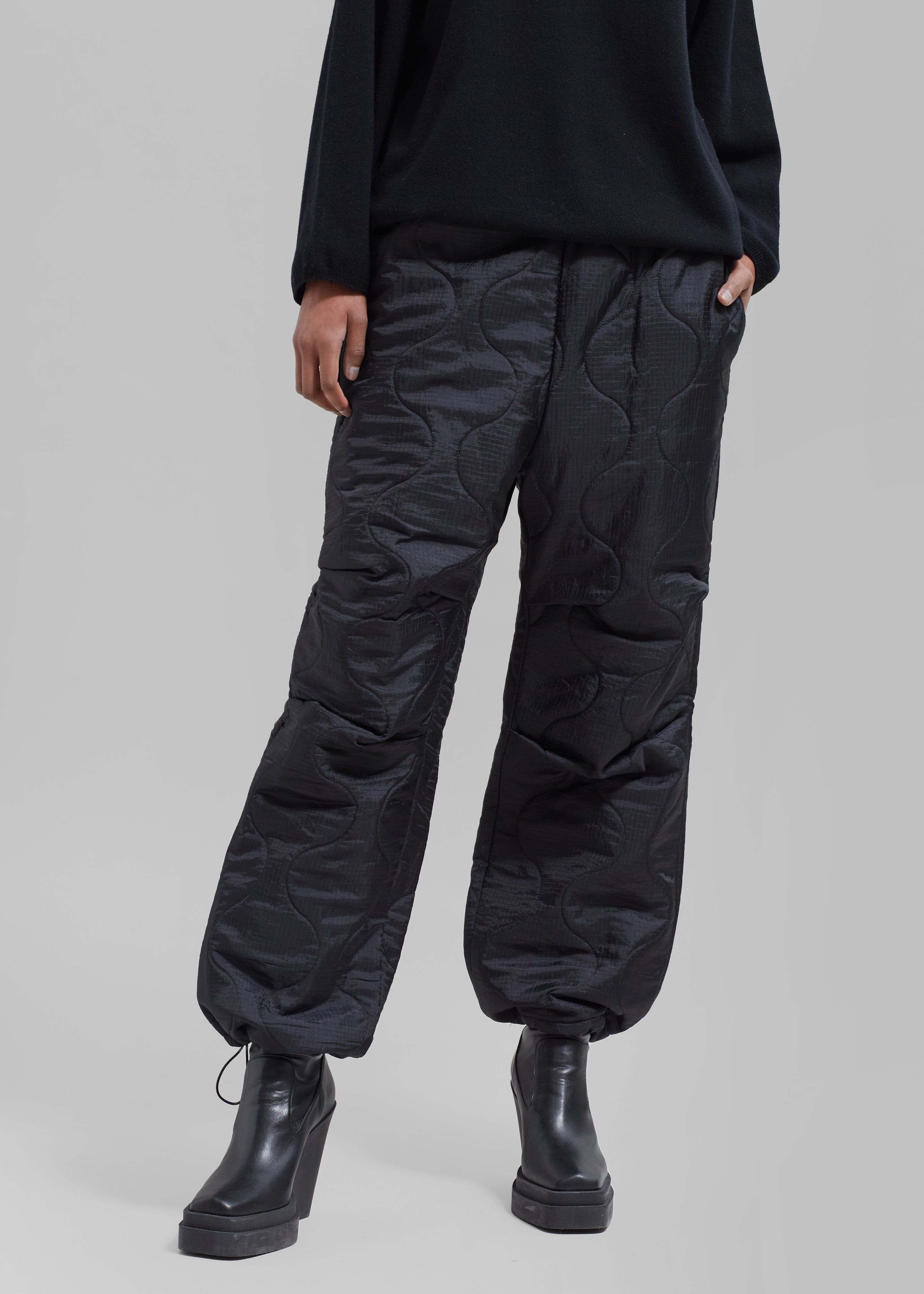 Dustine Quilted Joggers - Black sold by Frankie Shop product image thumbnail 6