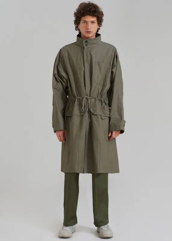 Stephen Anorak - Dark Olive sold by Frankie Shop