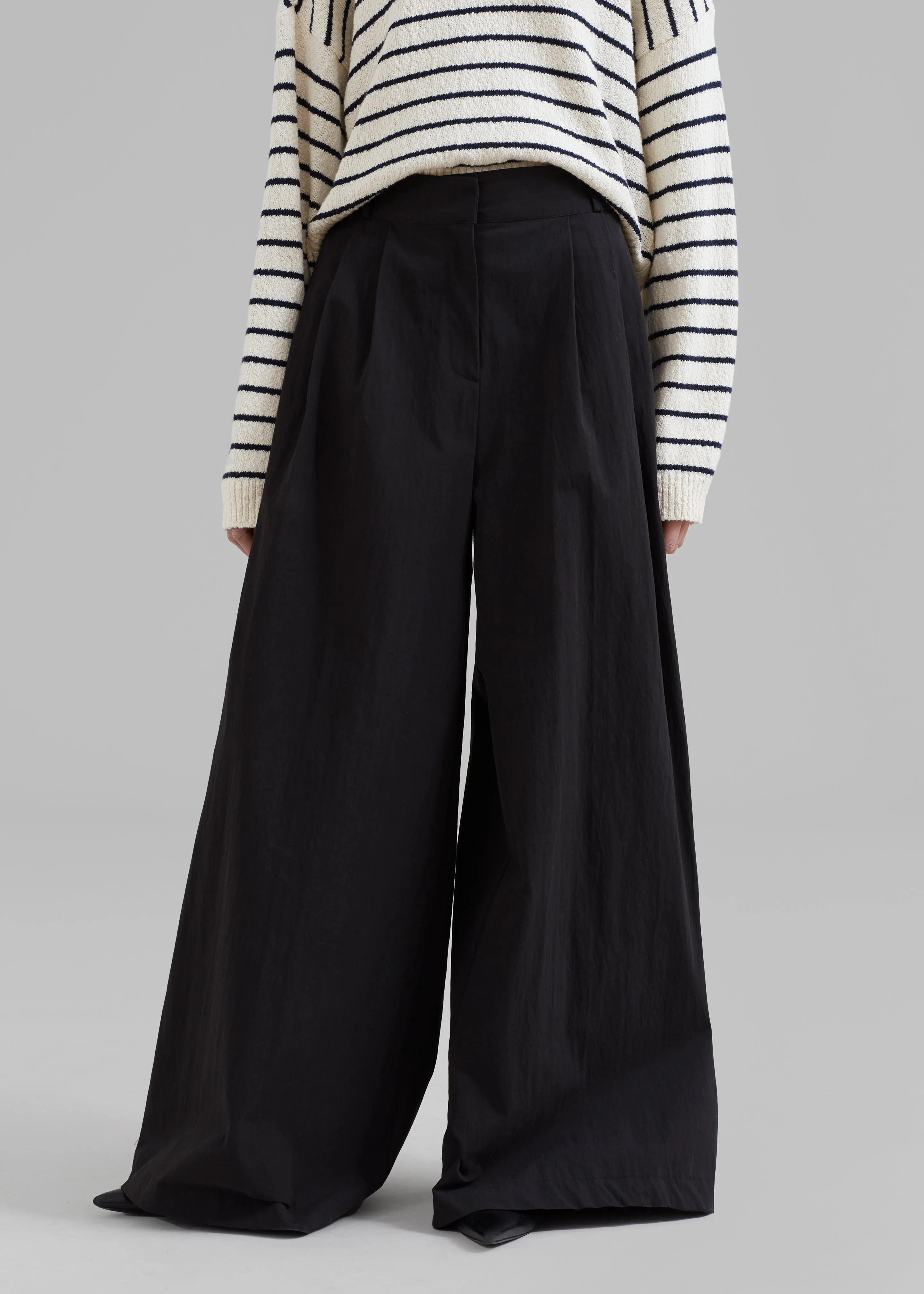 Kiel Wide Pants - Black sold by Frankie Shop product image thumbnail 2