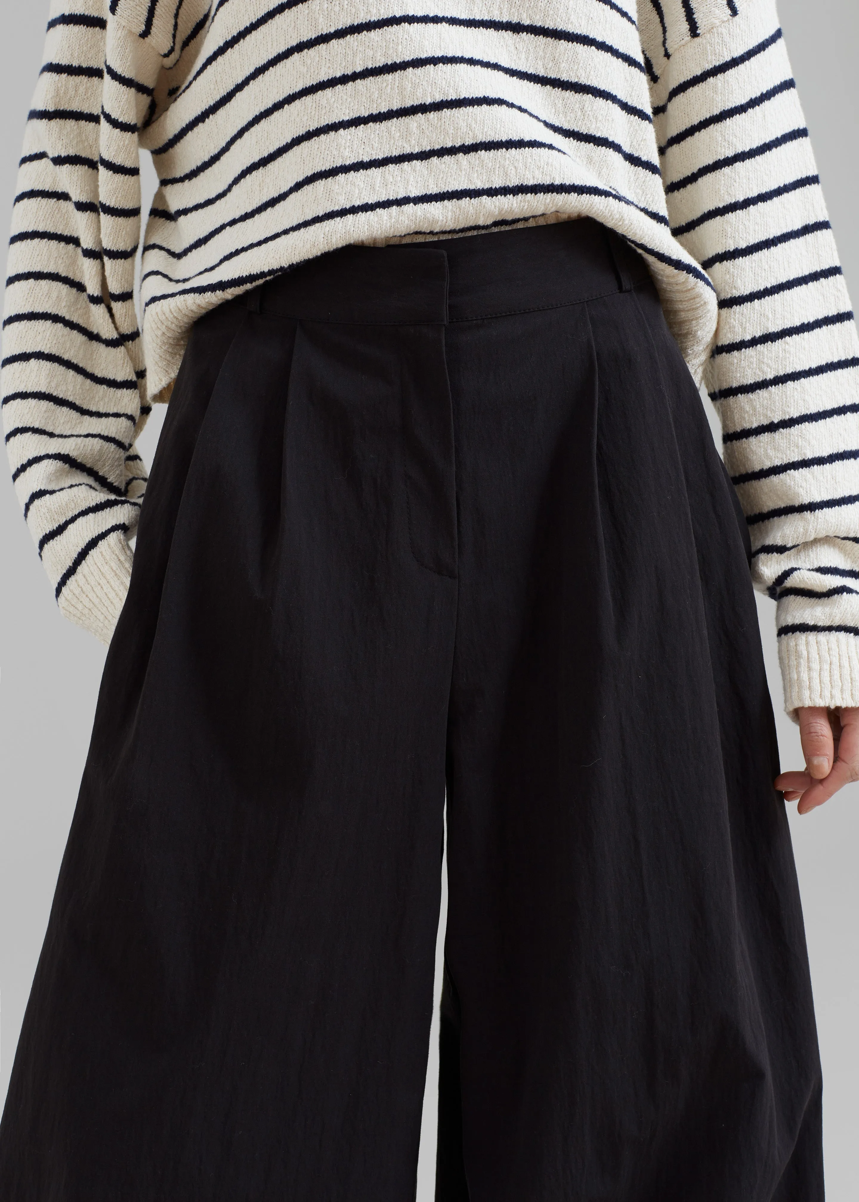 Kiel Wide Pants - Black sold by Frankie Shop product image thumbnail 3