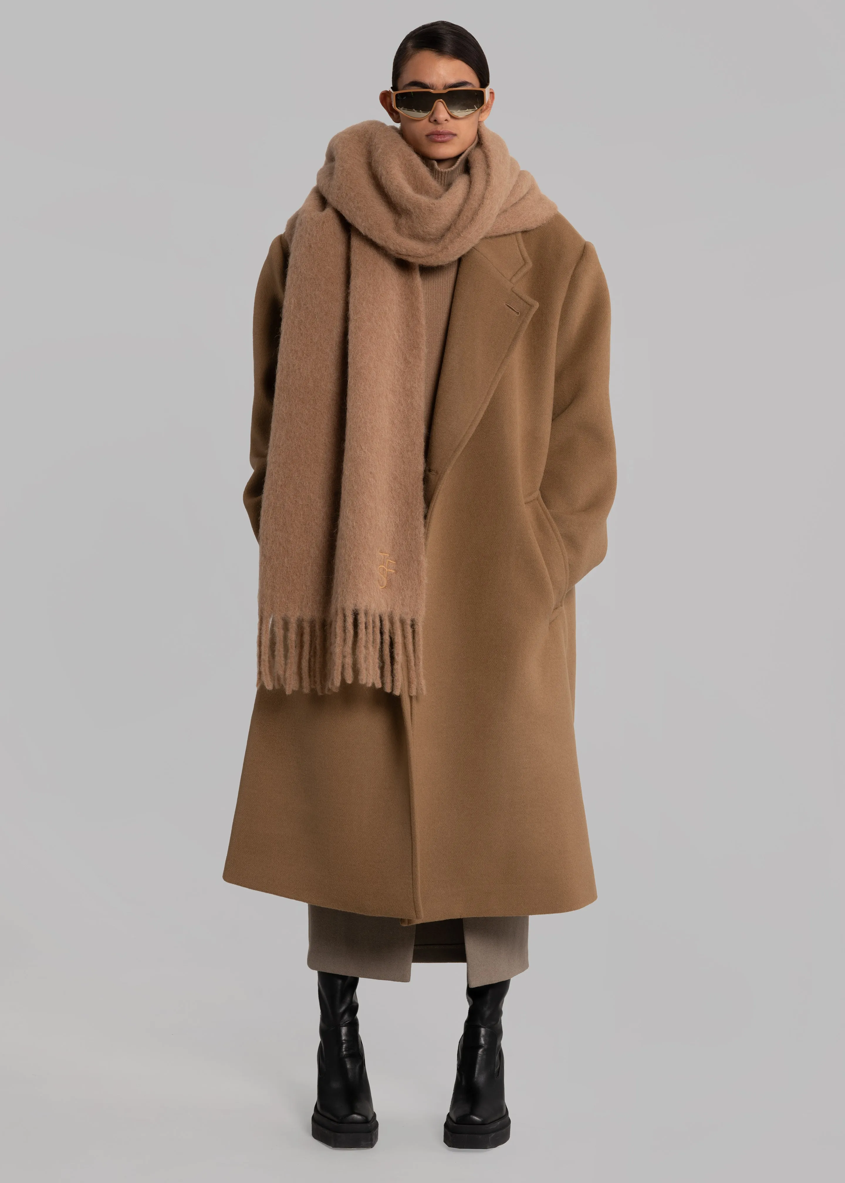 Frankie Lanne Scarf - Camel sold by Frankie Shop product image thumbnail 4