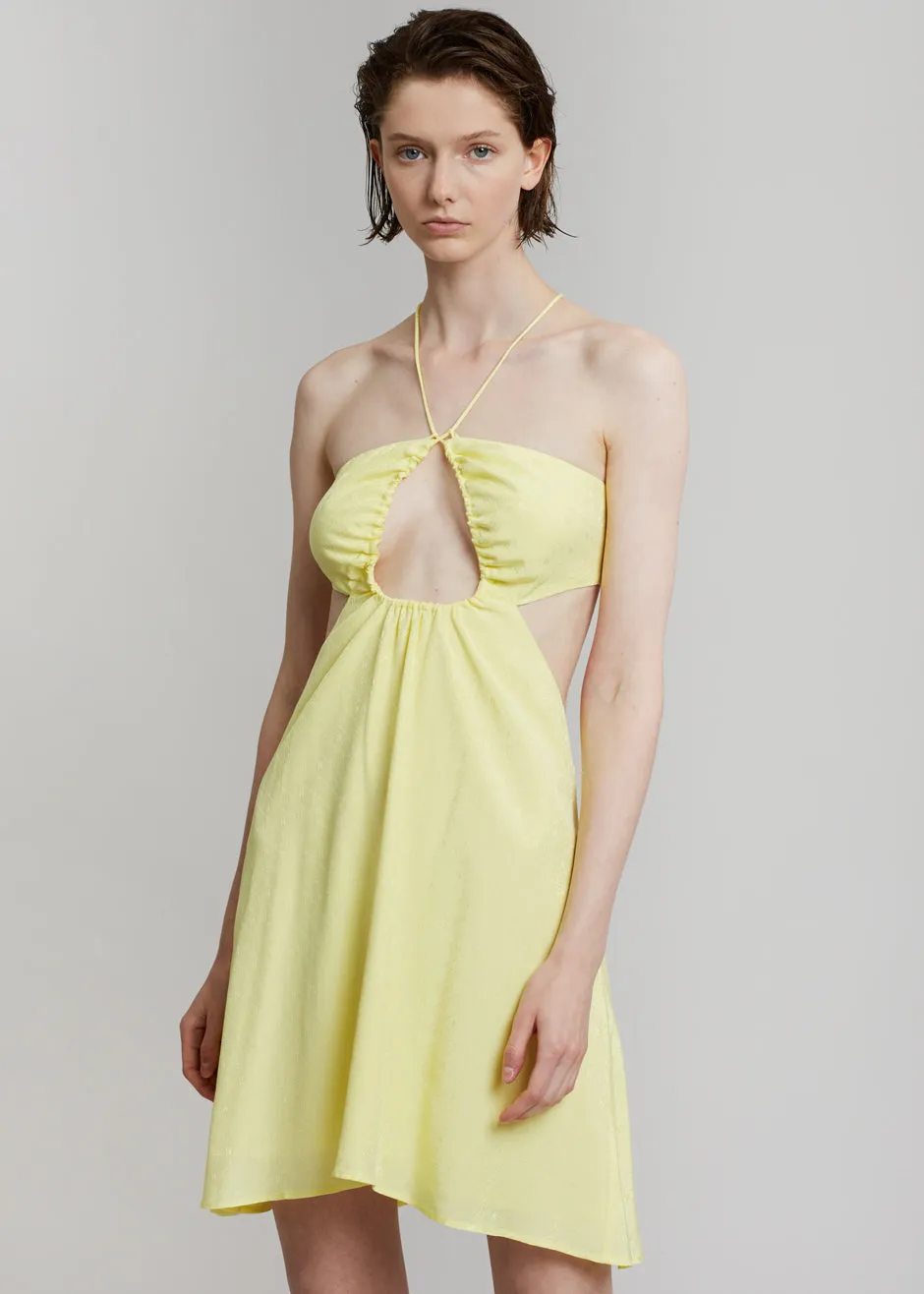 ROTATE Nanna Dress - Elfin Yellow sold by Frankie Shop product image thumbnail 4