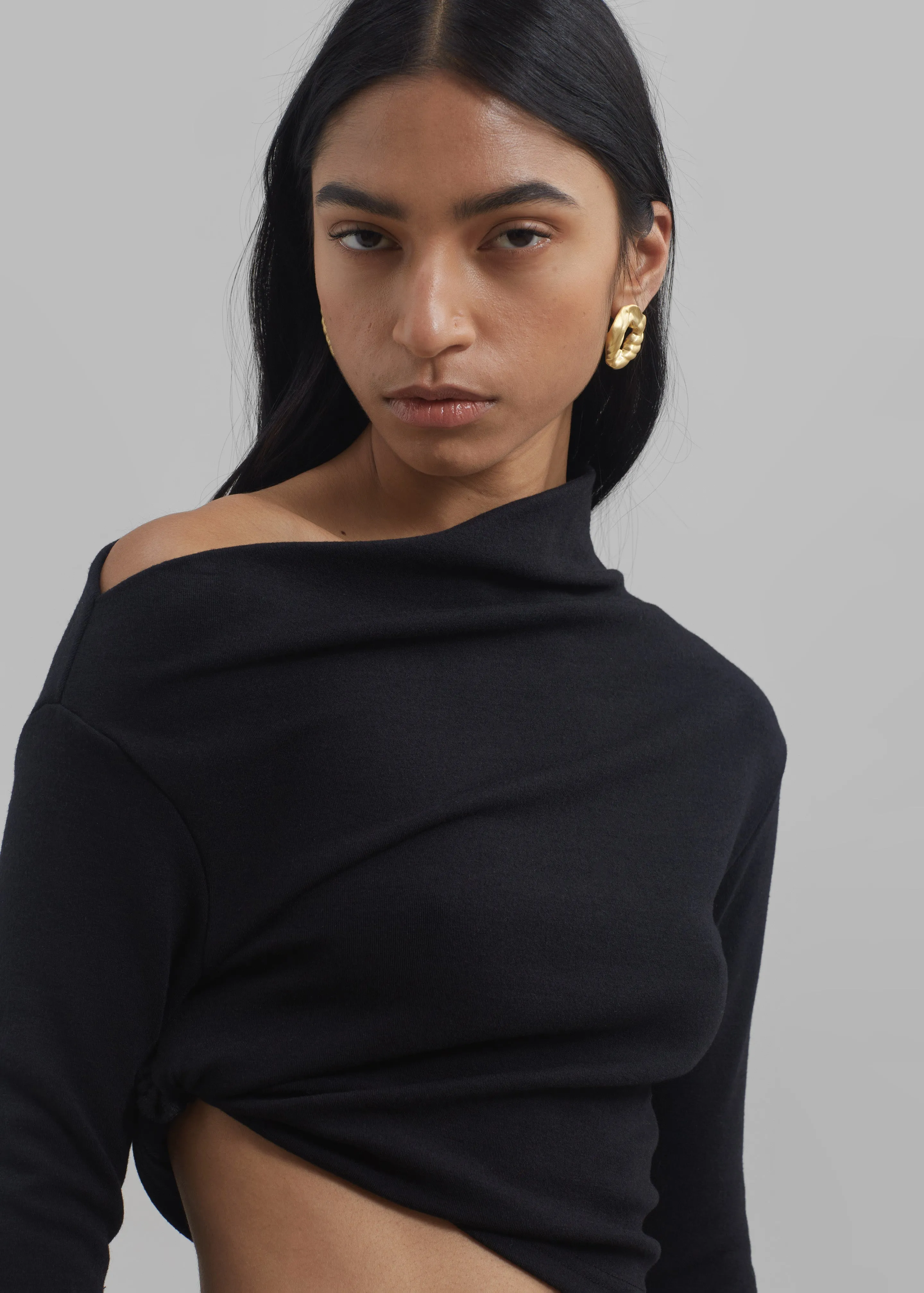 Margot Asymmetric Top - Black sold by Frankie Shop product image thumbnail 4