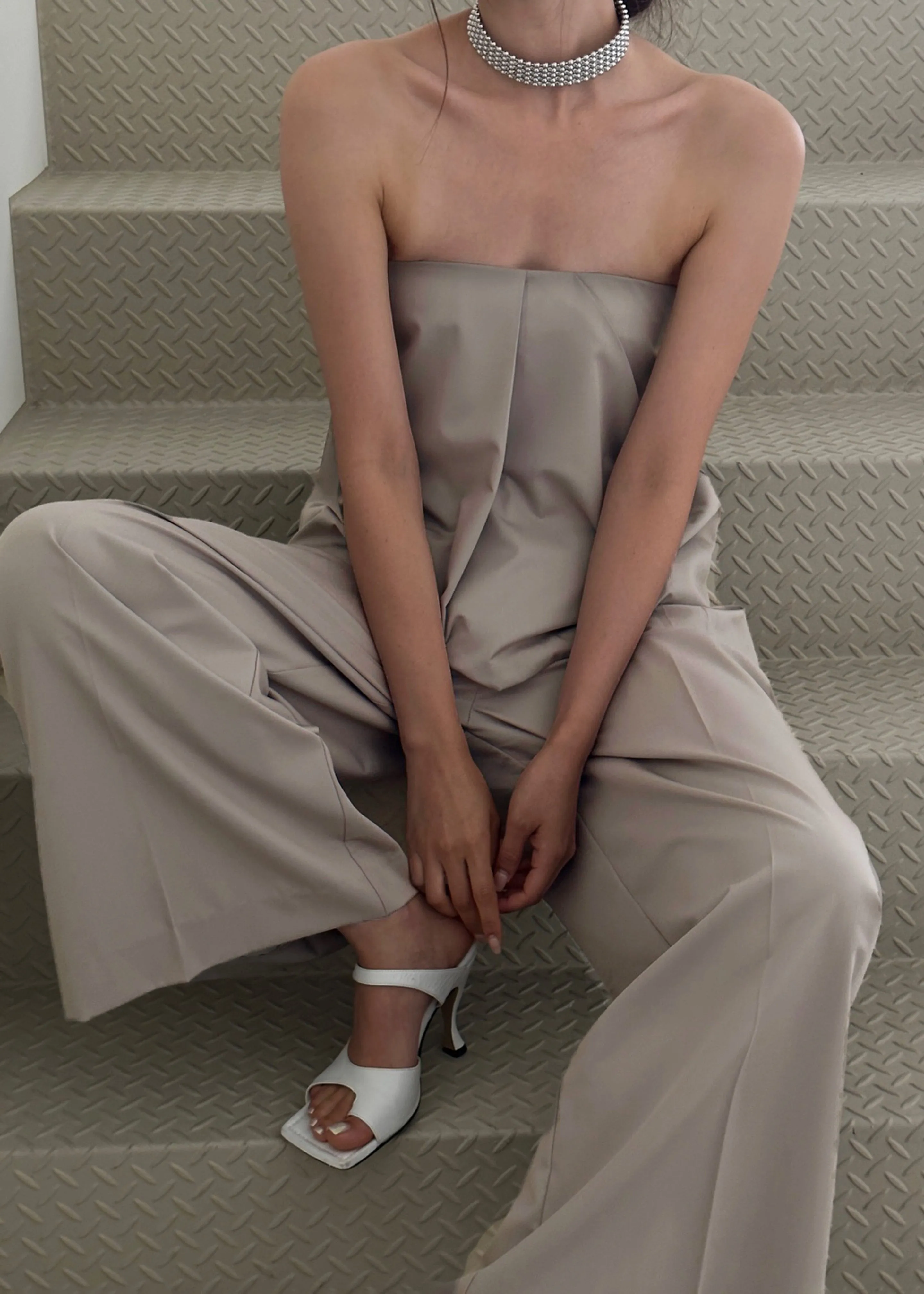 Catalina Tube Top - Grey sold by Frankie Shop product image thumbnail 4